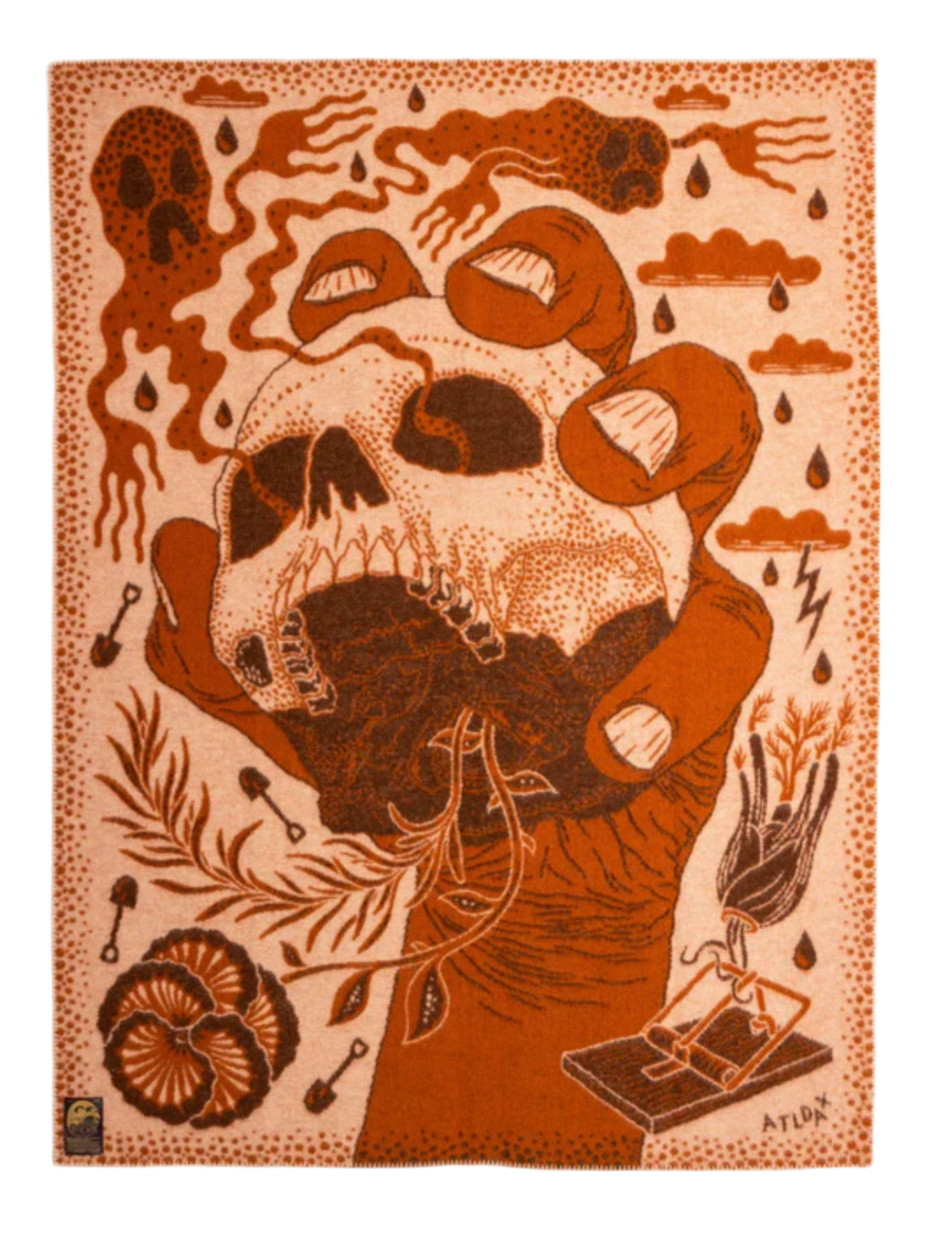 Yorick Skull Blanket #7