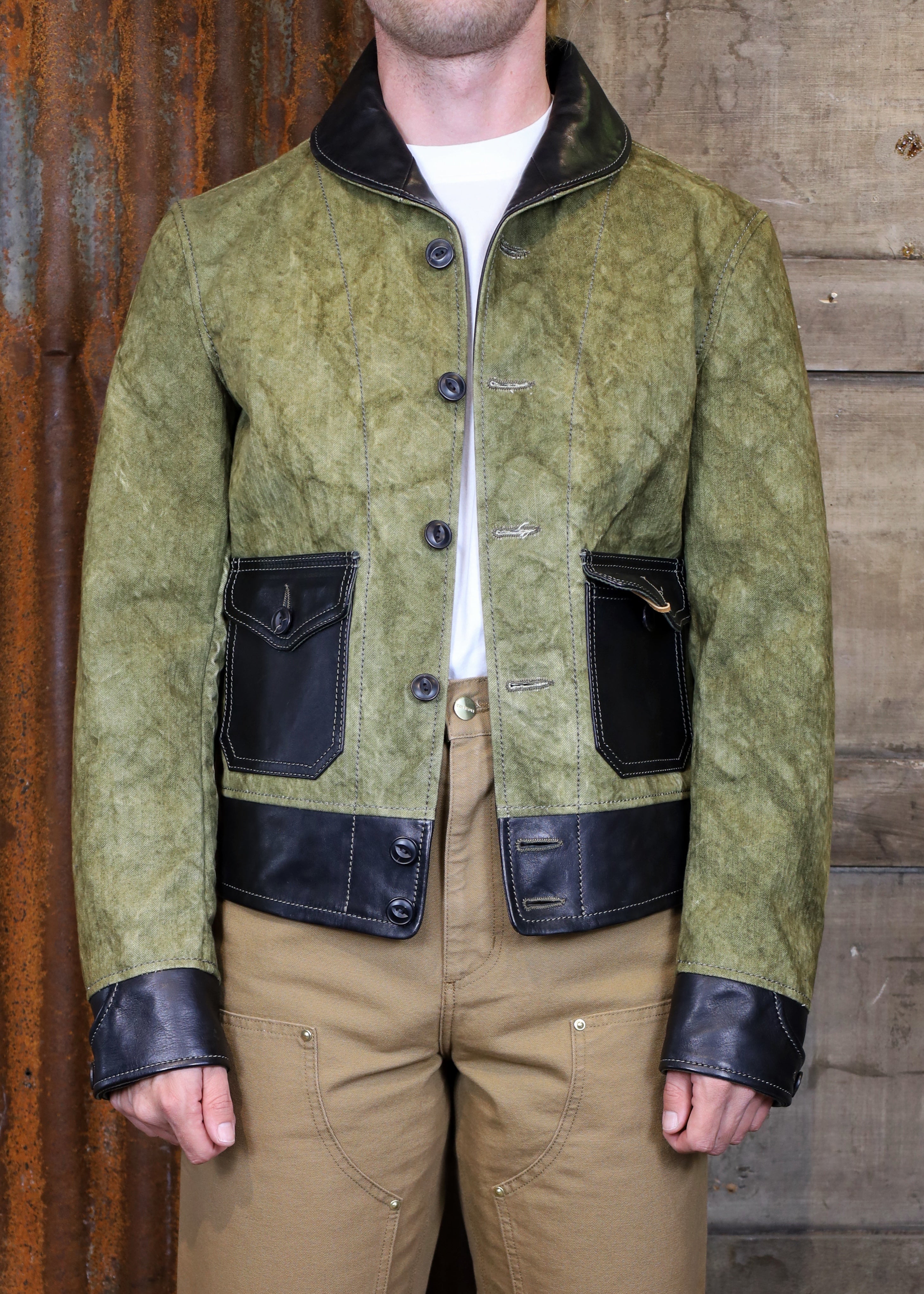 Canvas Jacket C127913 Green