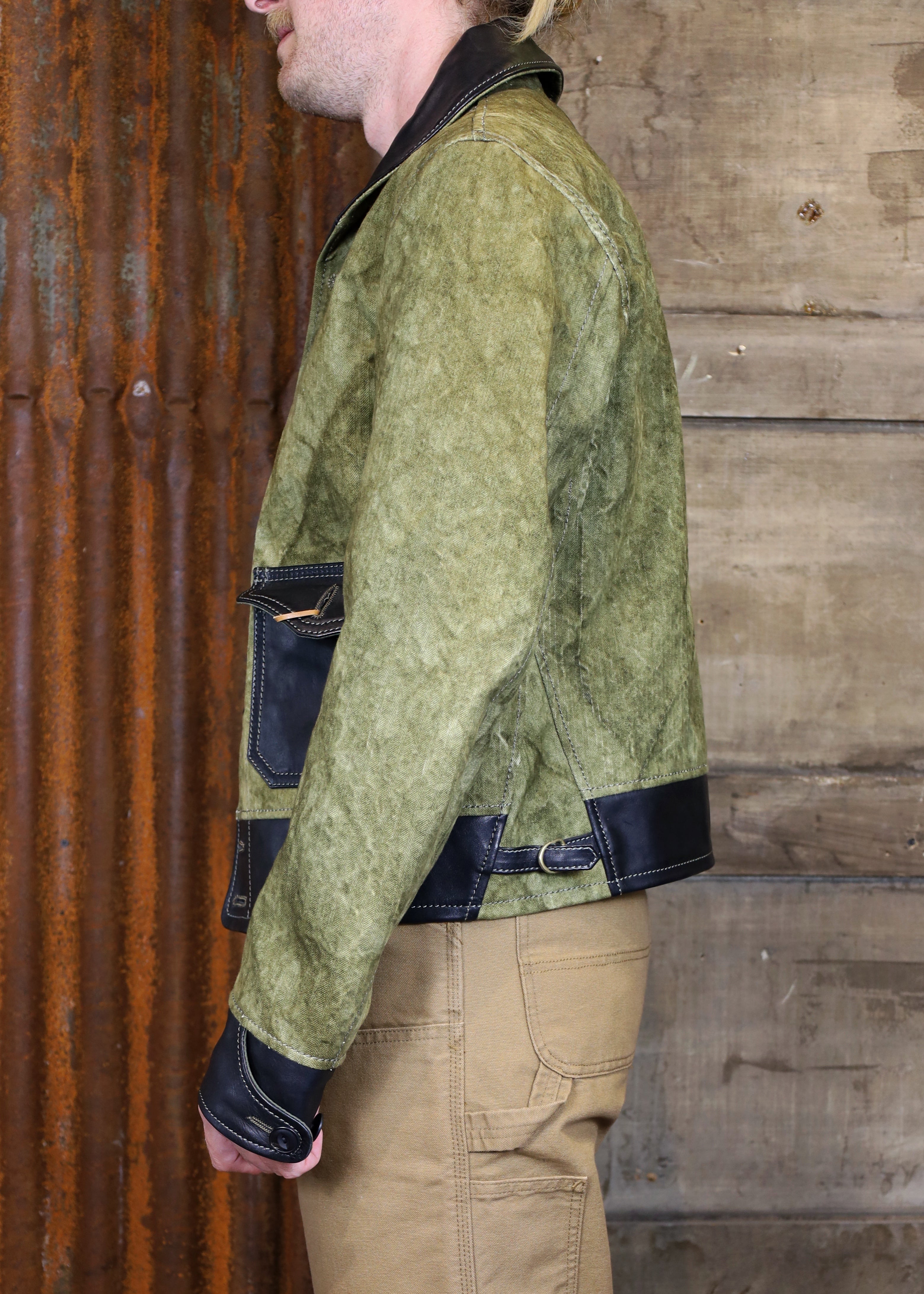 Canvas Jacket C127913 Green