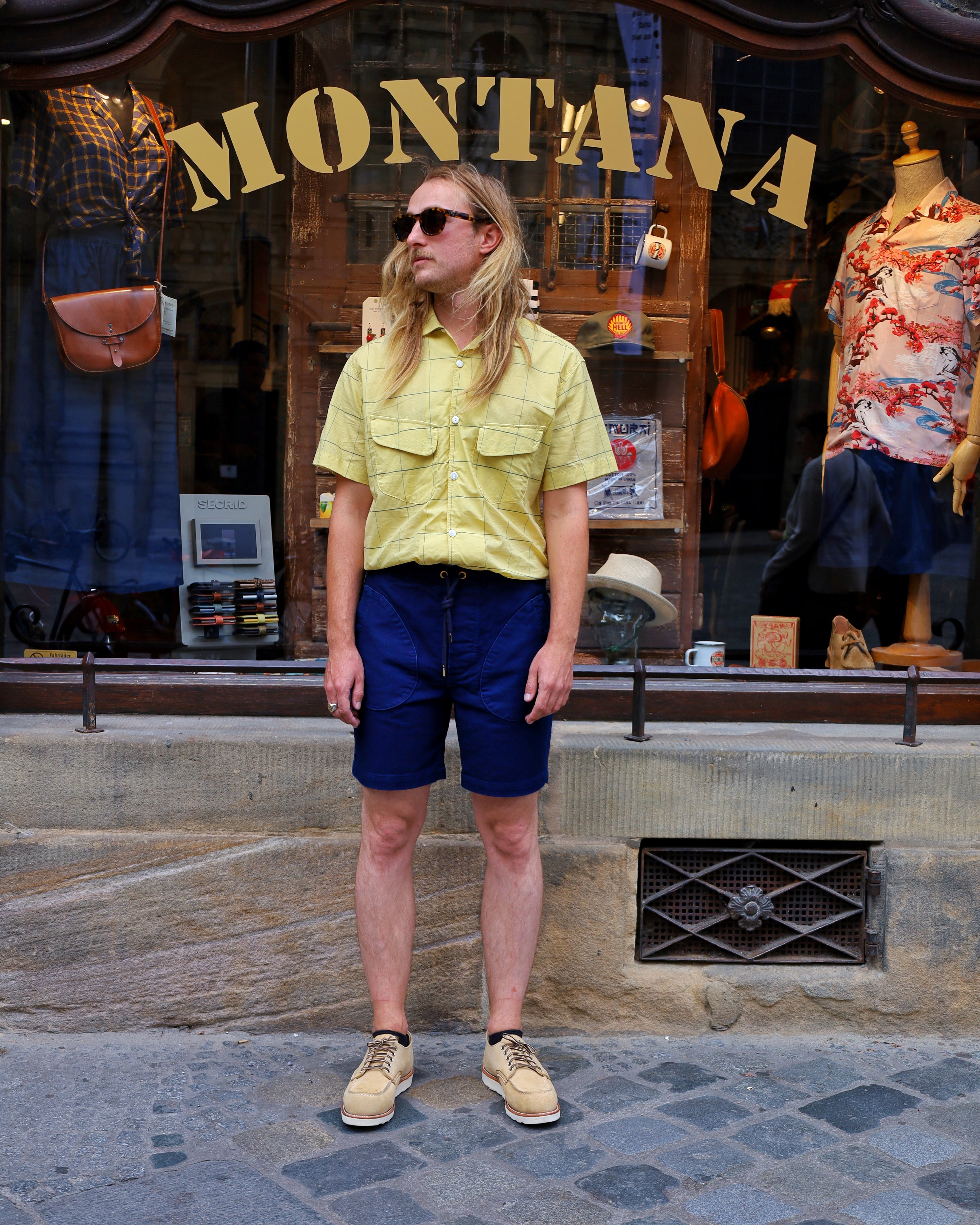 Dean Double Pocket Yellow Check