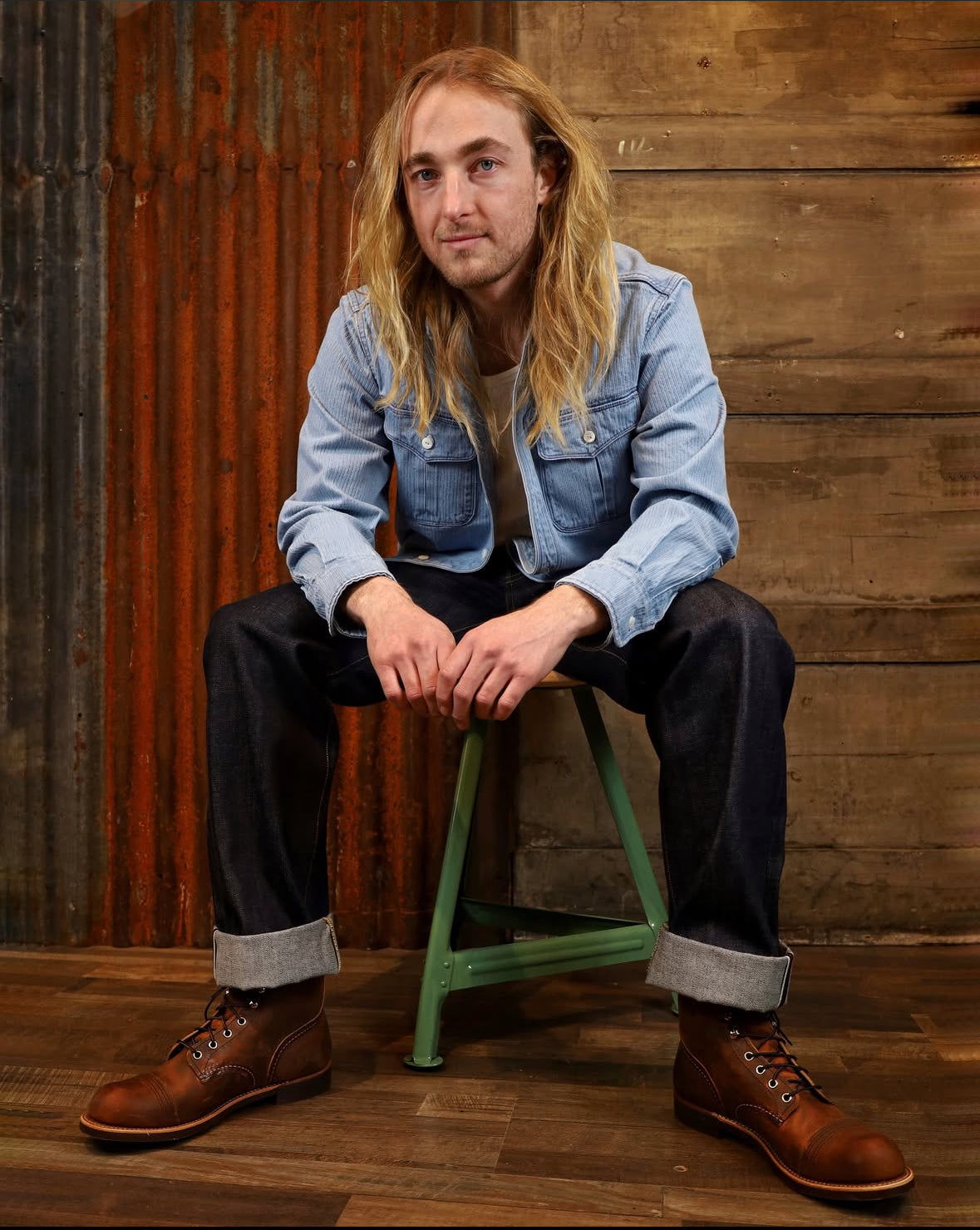 Rancho Bleach Indigo Cord