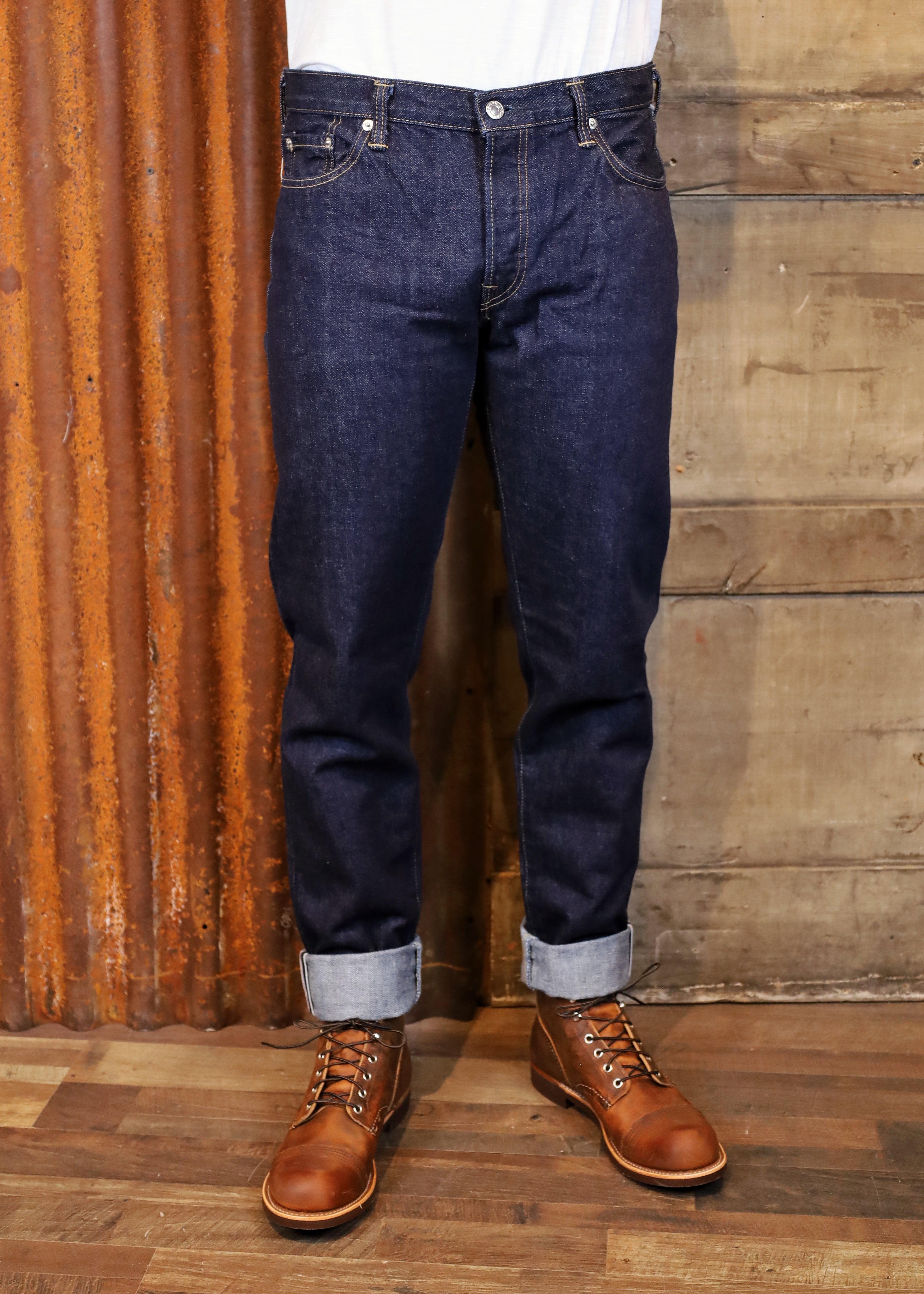 Regular tapered Blue Rinsed 14oz