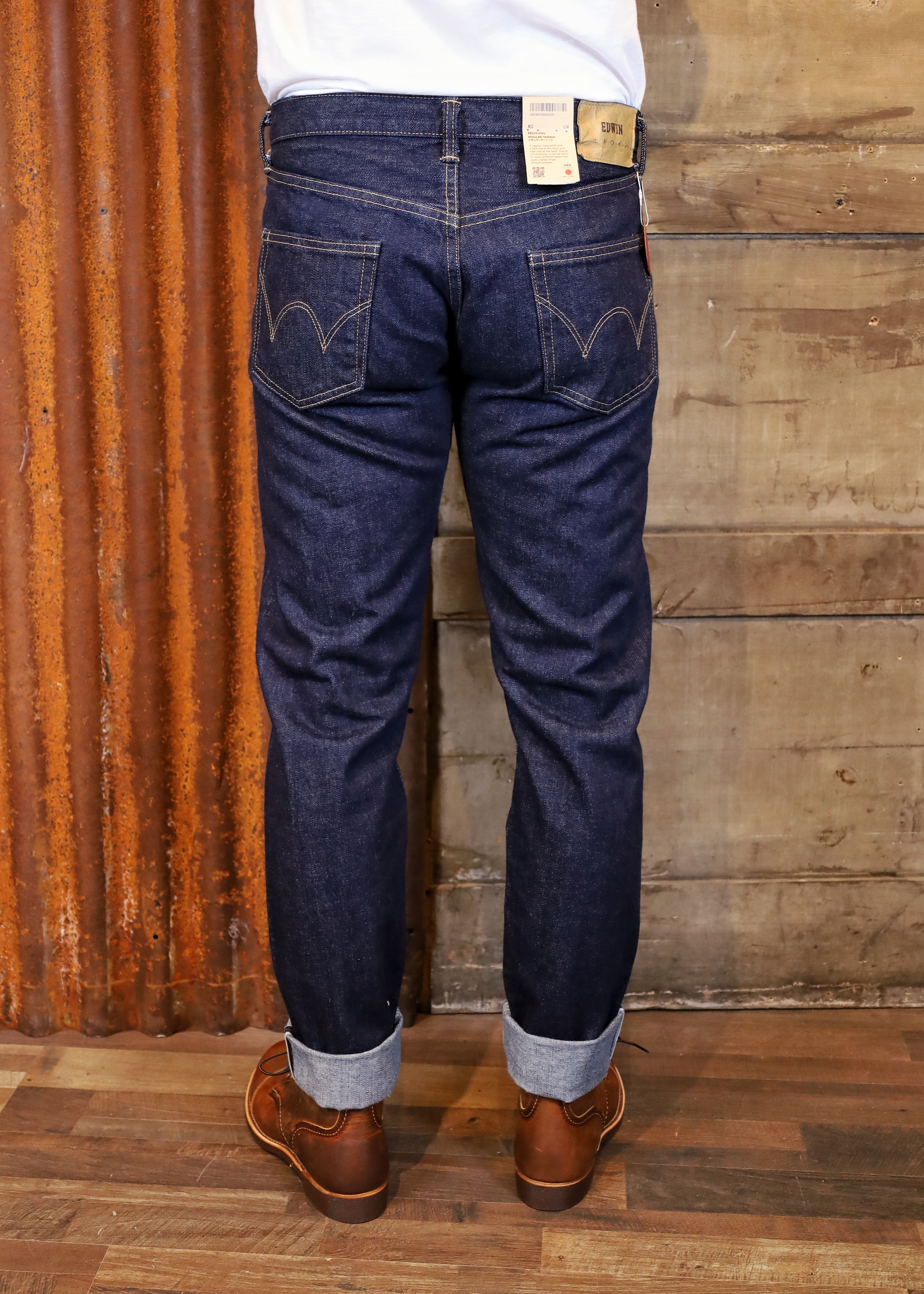 Regular tapered Blue Rinsed 14oz