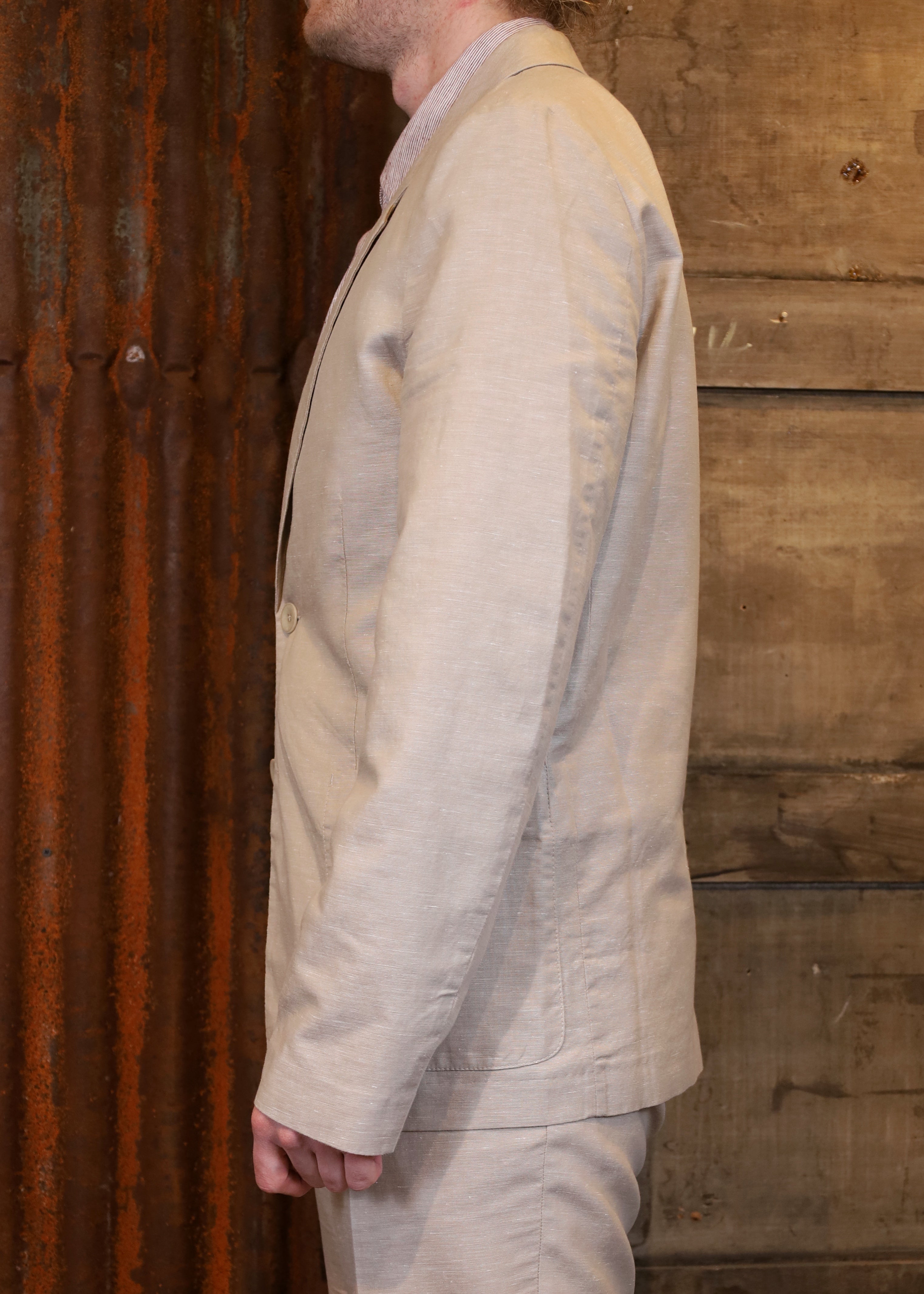 ENVER Blazer Linen Sand