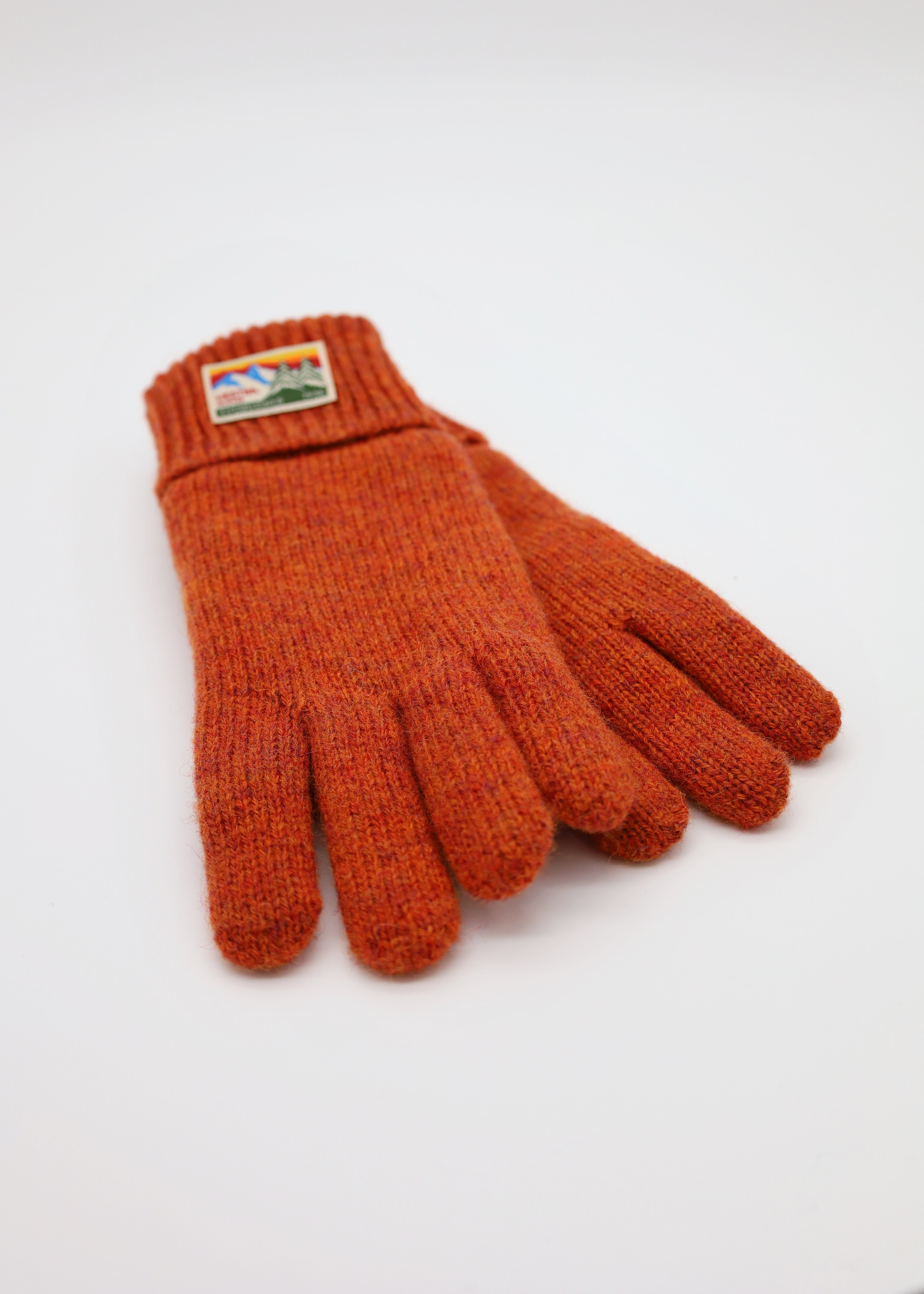 Raggwool Glove Brick Red – Montana Bamberg