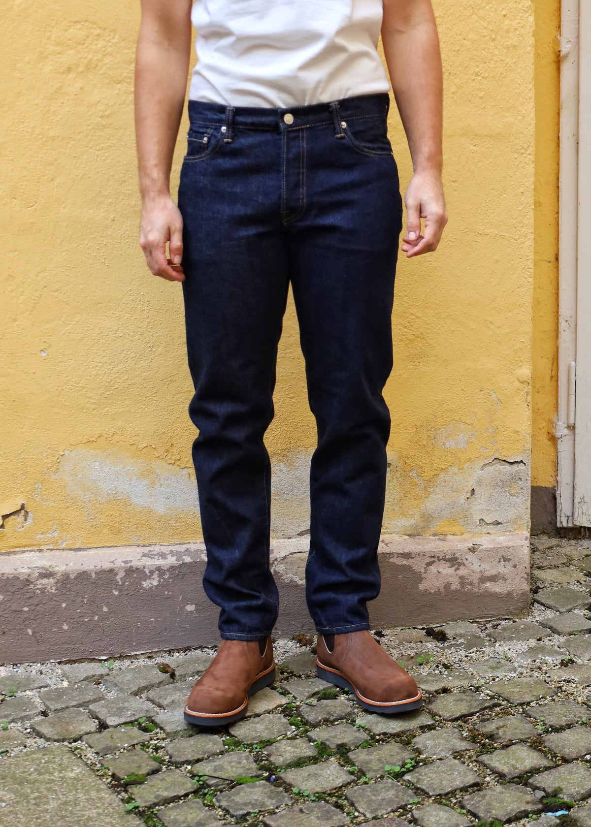 Regular Tapered 14oz. - blue unwashed