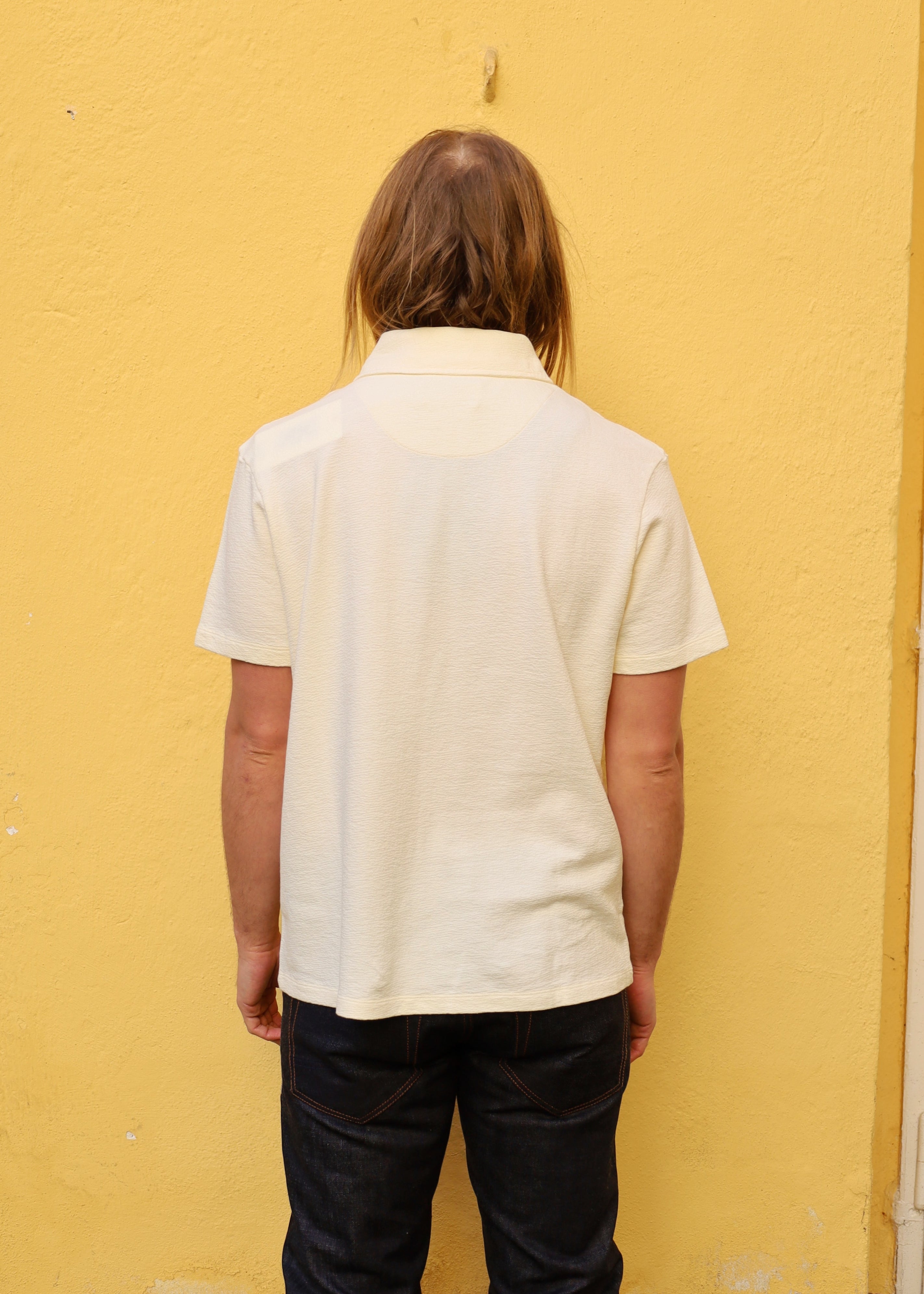 TODD grain jersey - ecru