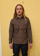 SMN25-01W Elemental Flannel Shirt - Black