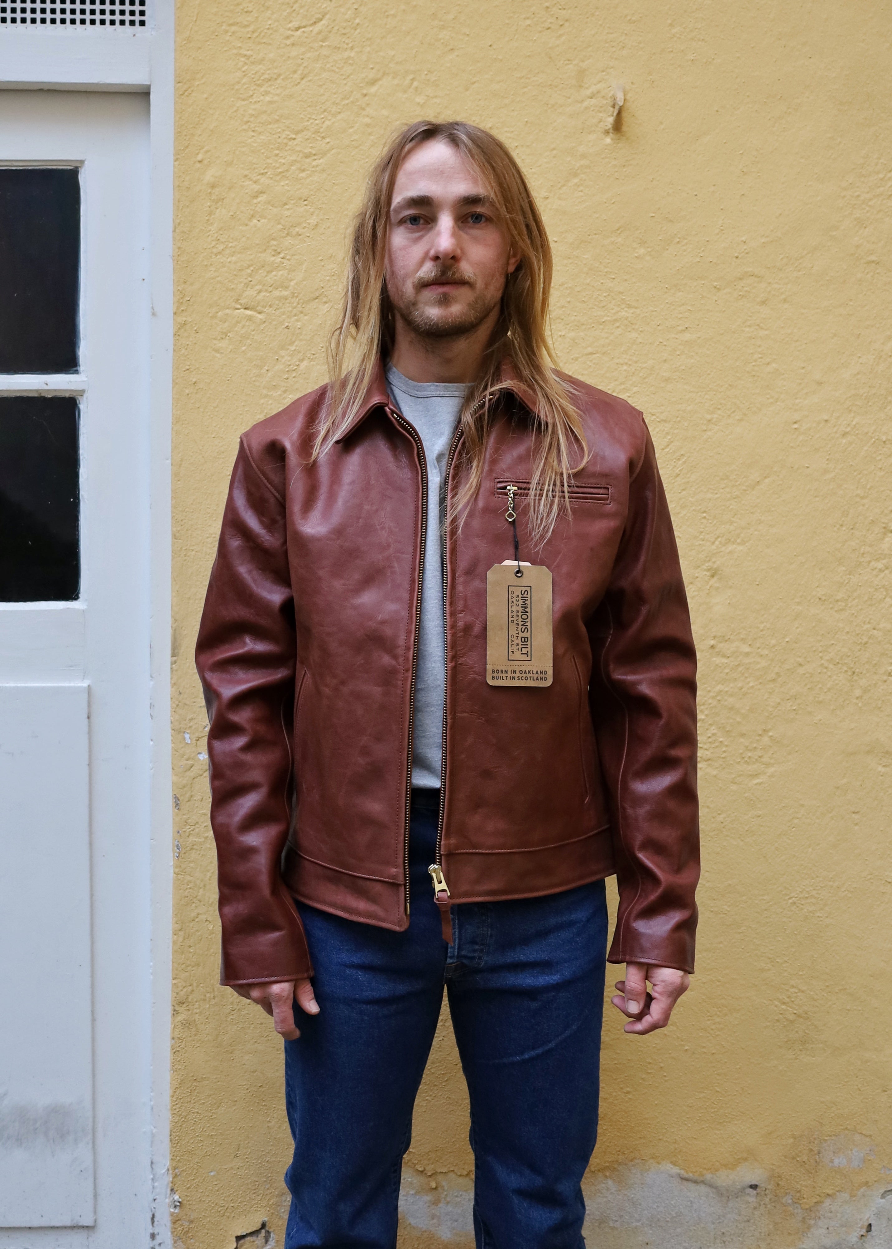 Tail Gunner Japanese Horsehide - Light Brown