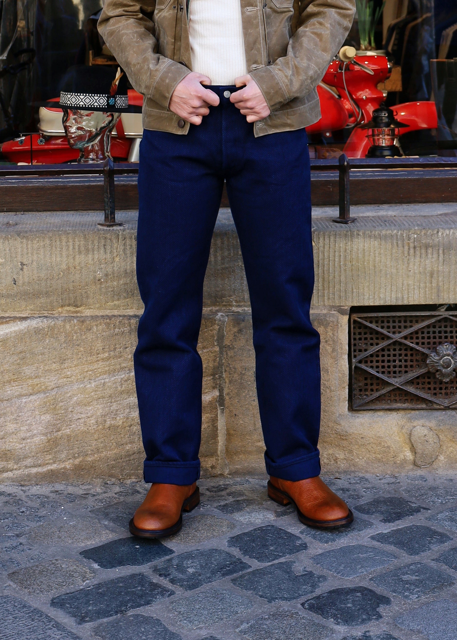 1907 Sashiko Kase-Dye