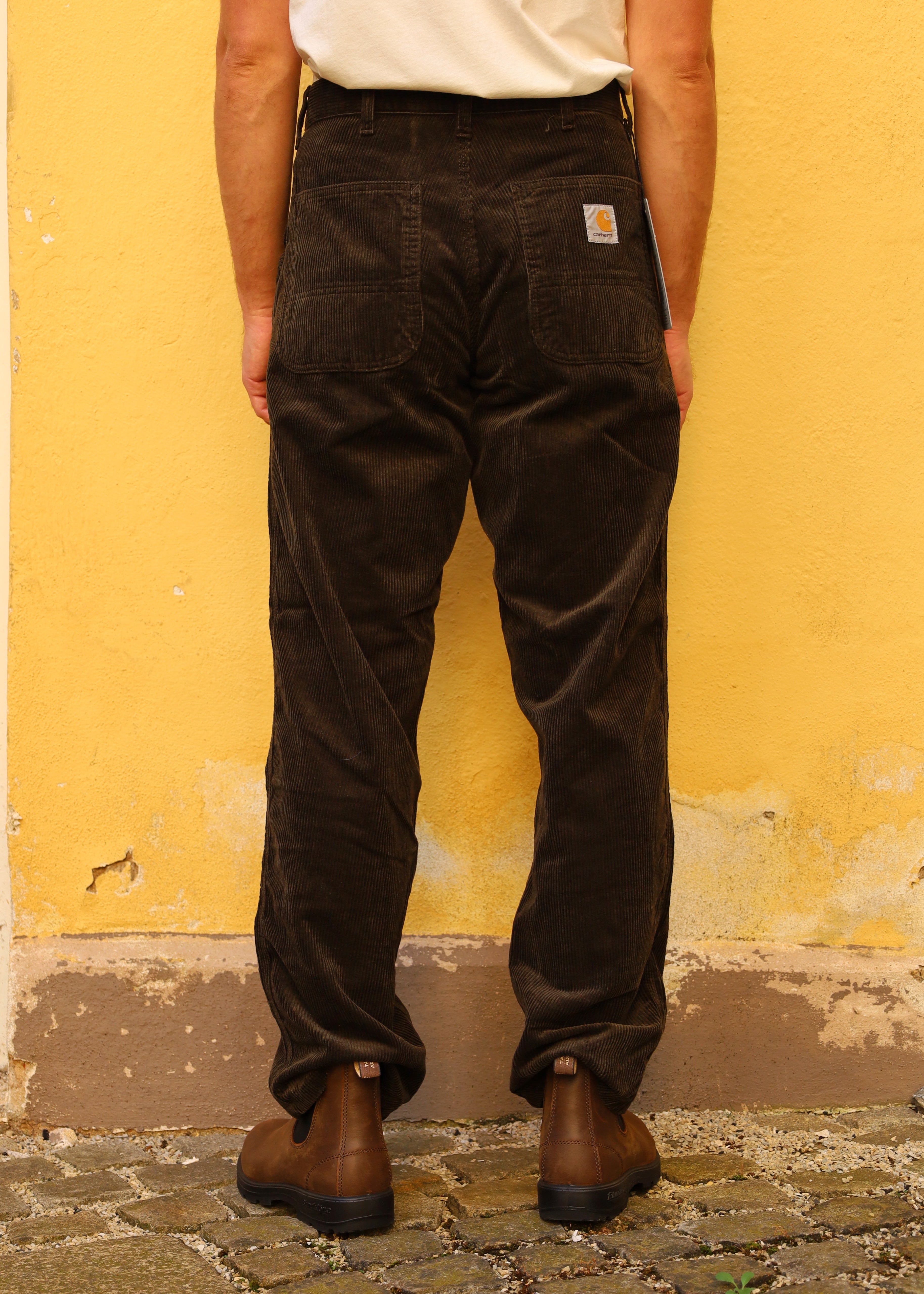 Simple Pant Cord Tobacco