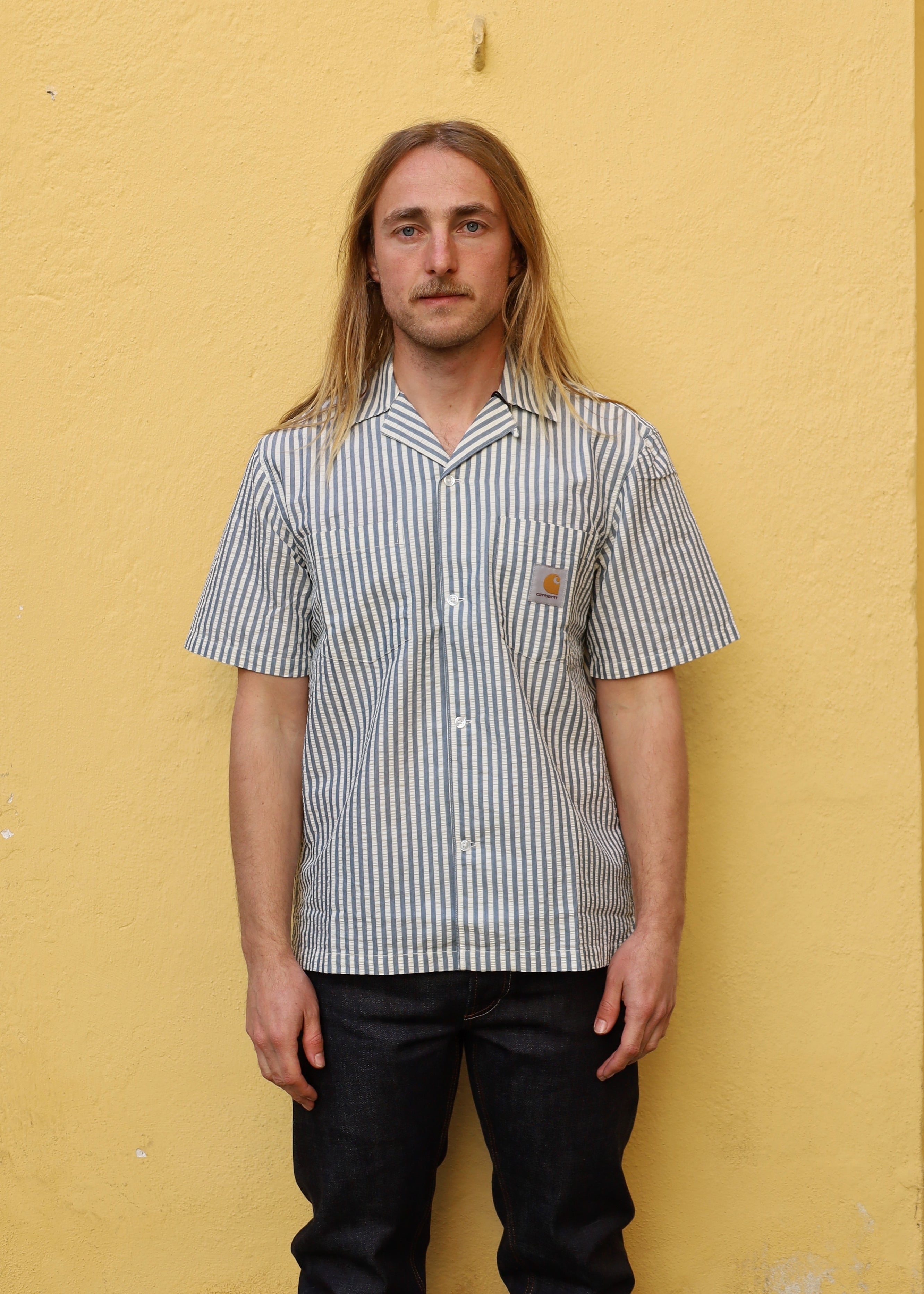 Leavel Shirt - Blue River/Wax