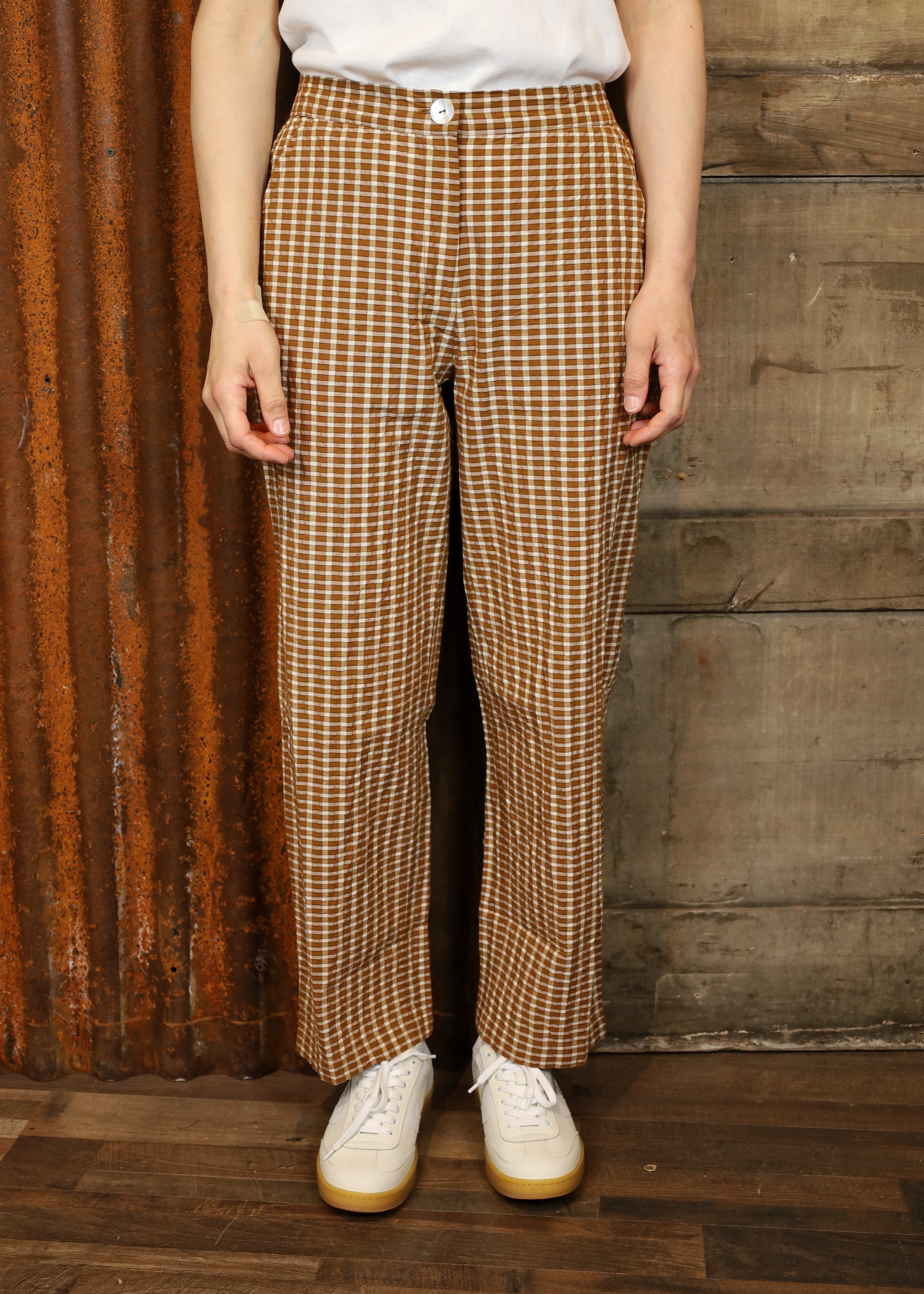 Seersucker Checks Trousers