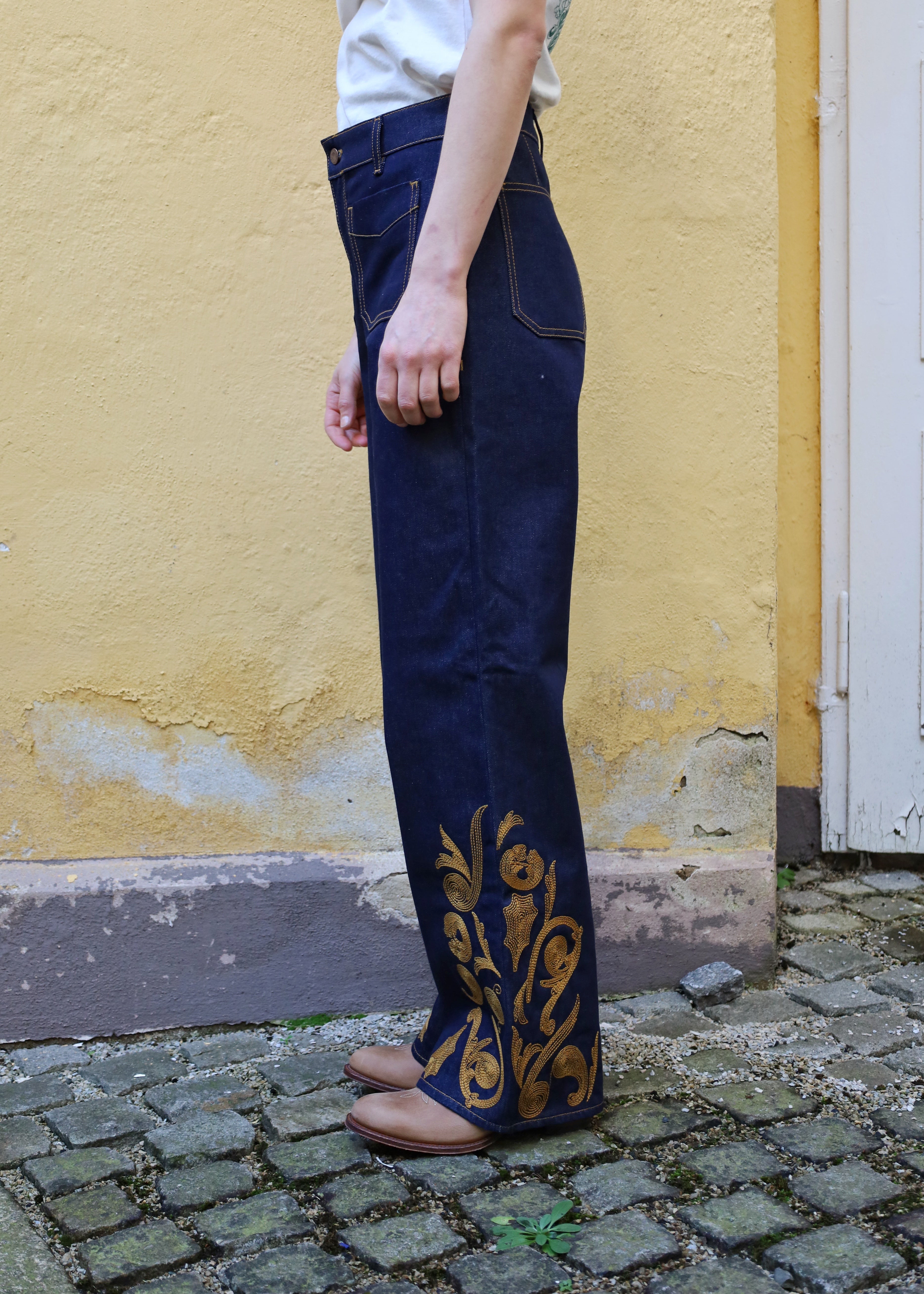 Holly Western Pant - Embroidery