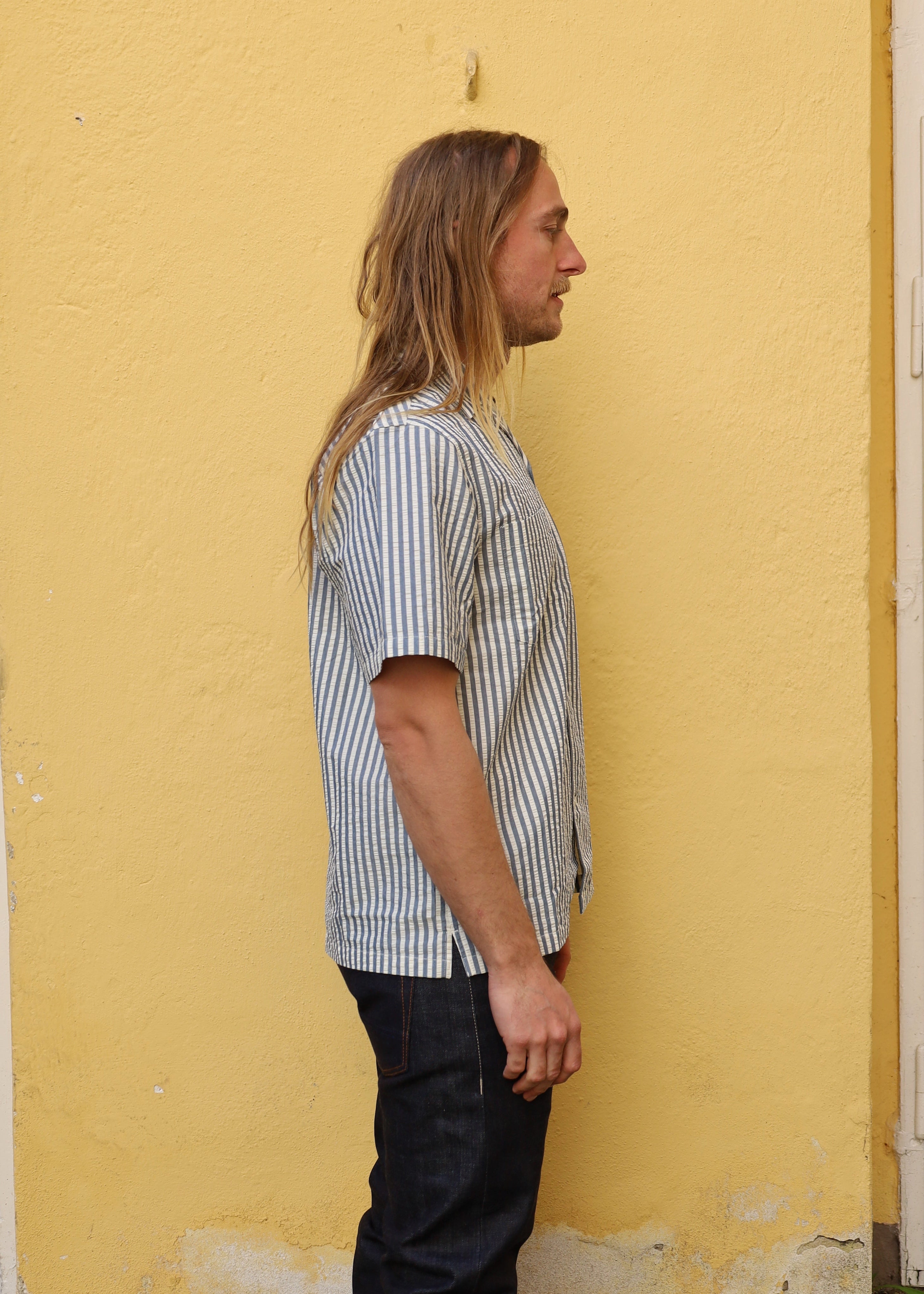 Leavel Shirt - Blue River/Wax