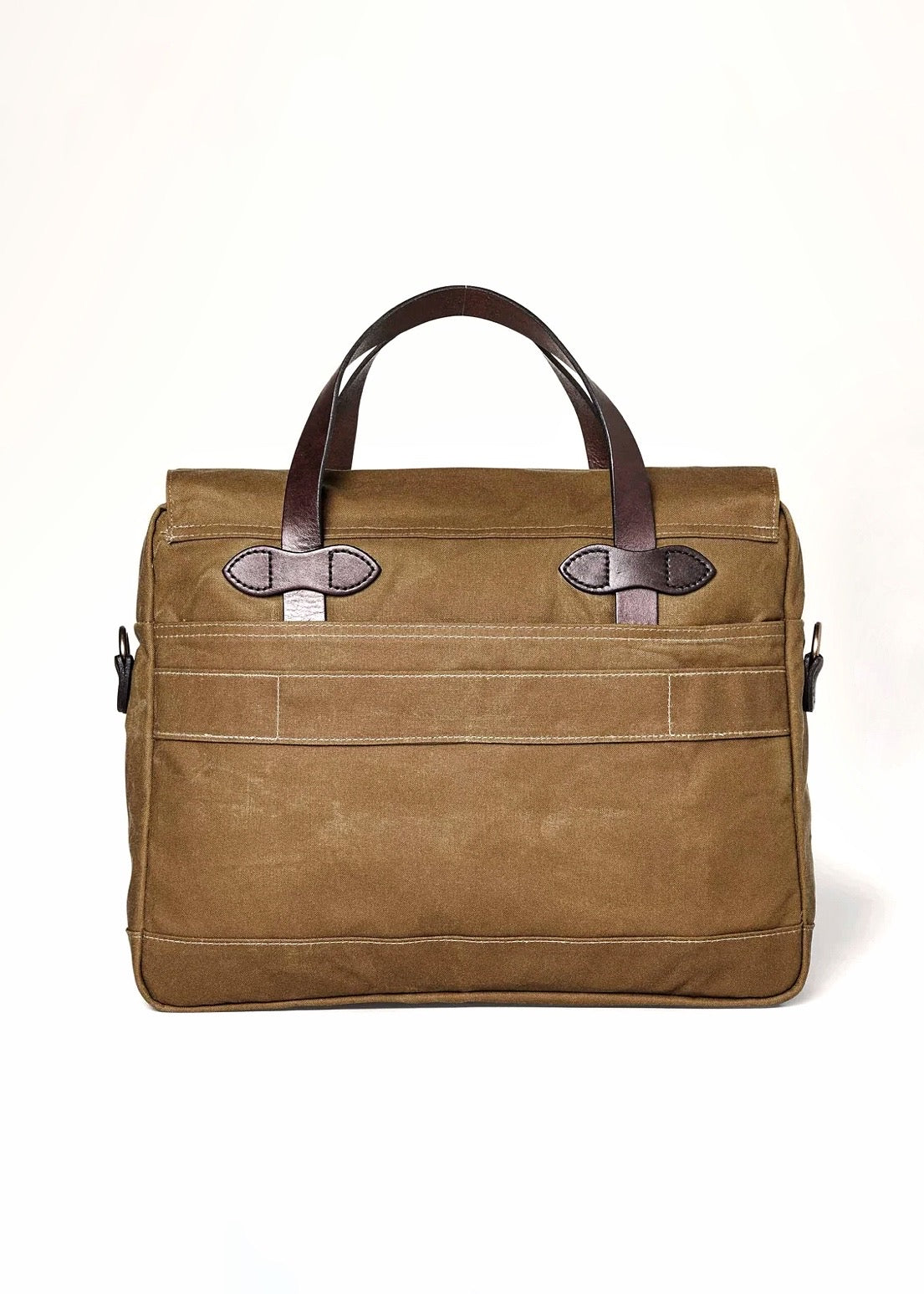 24 Hour Tin Cloth Briefcase - Dark Tan