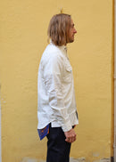Western Velvet Shirt Flagstaff - Cream