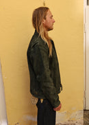 Tail Gunner - Olive Suede