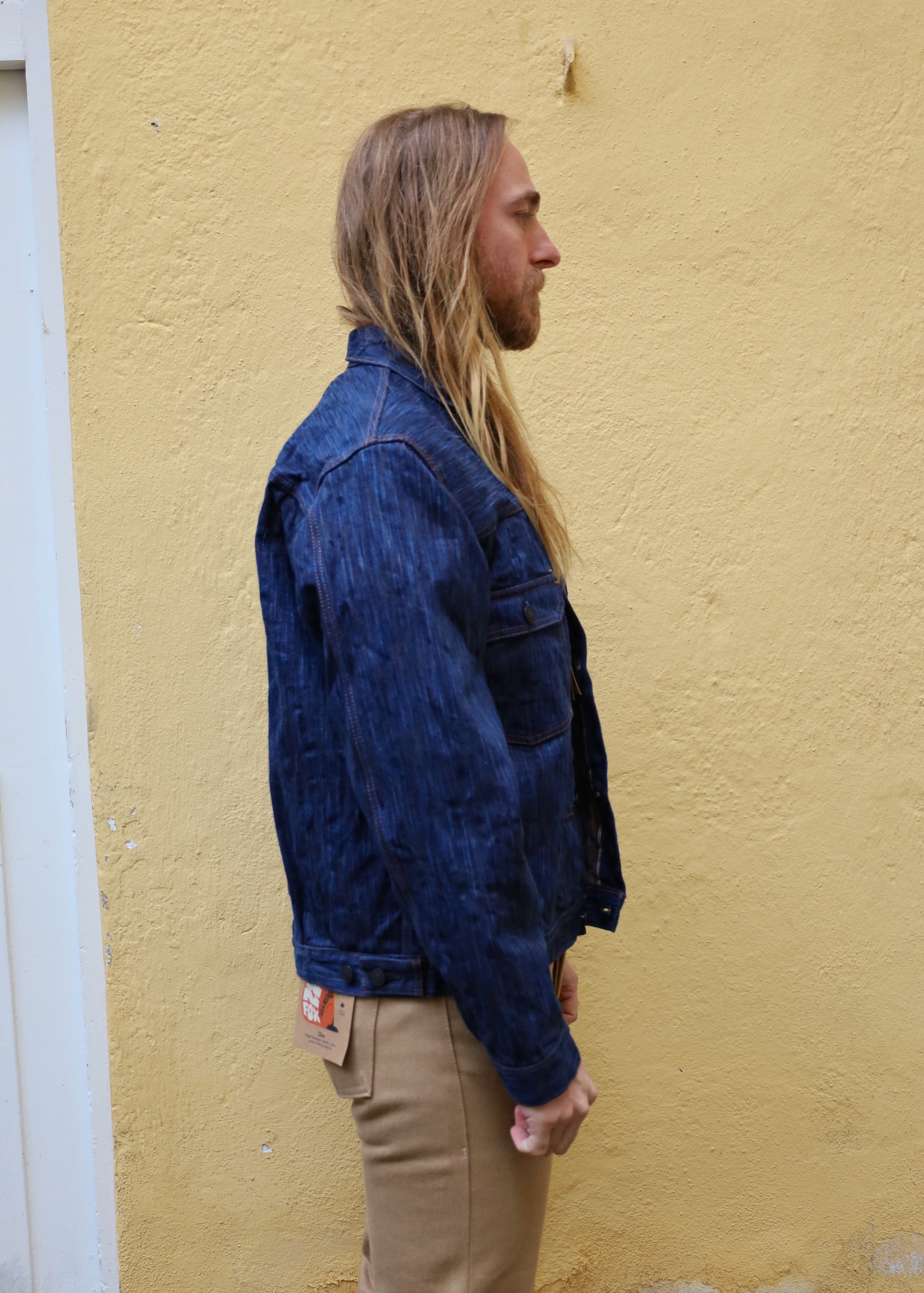 D4615-AWA SYOUAI KAKISHIBU Denim Jacket