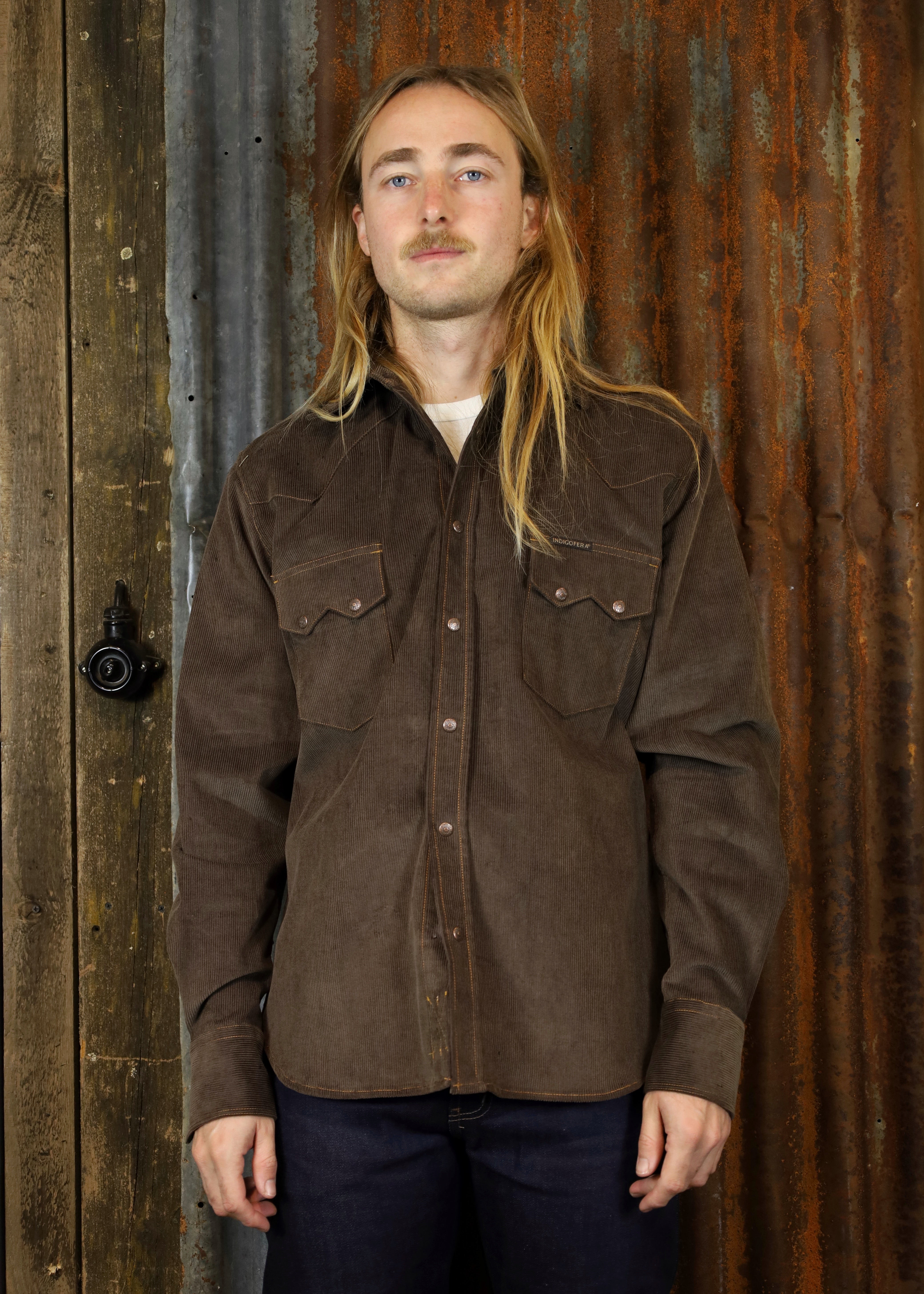 Ryman Corduroy Brown Green
