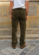 Chino Pant Horizontal- Green Kindermann Cord