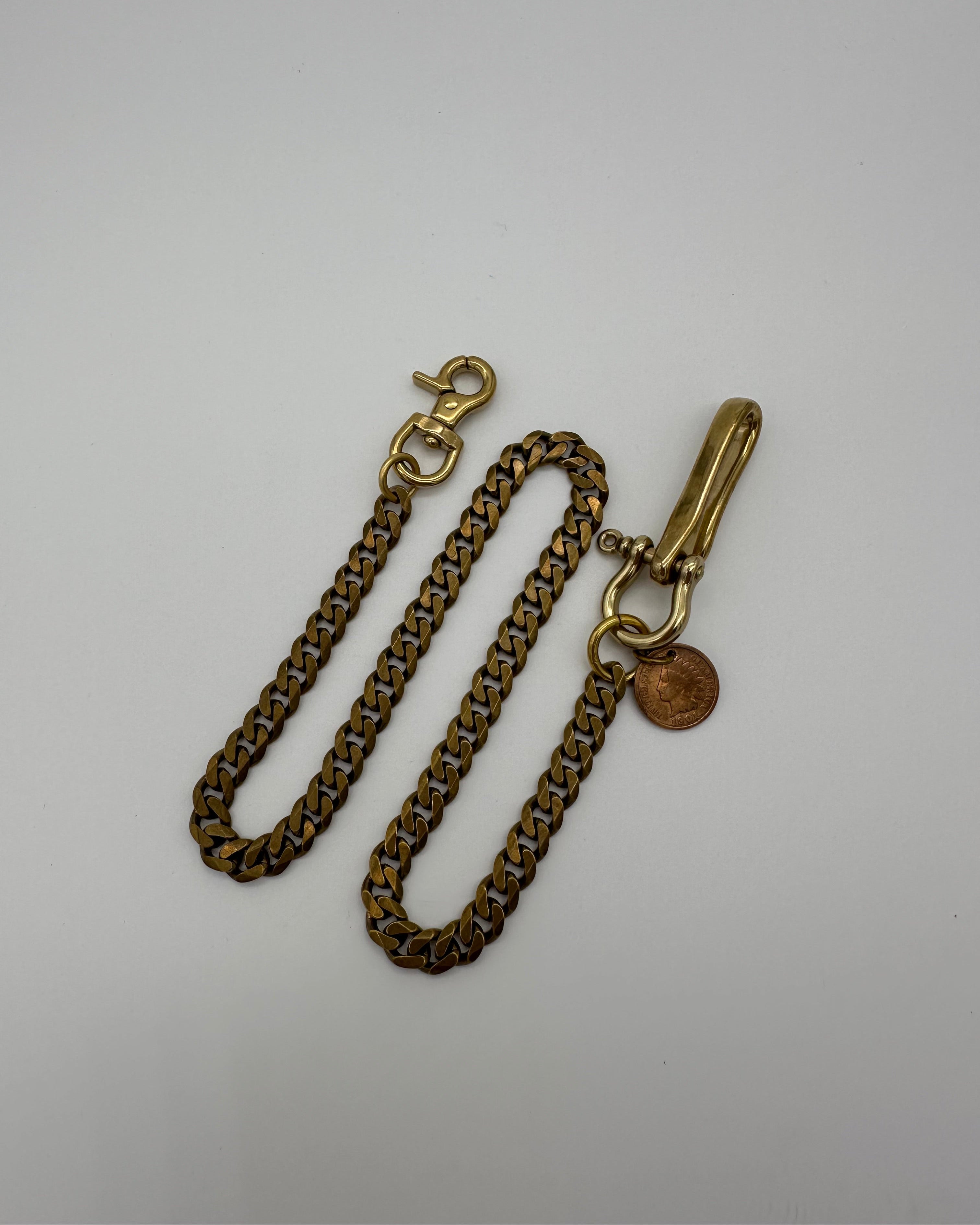 Wallet Chain 'Gourmette' Brass- CP20