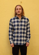 Julian Worker Shirt - Checked Blue