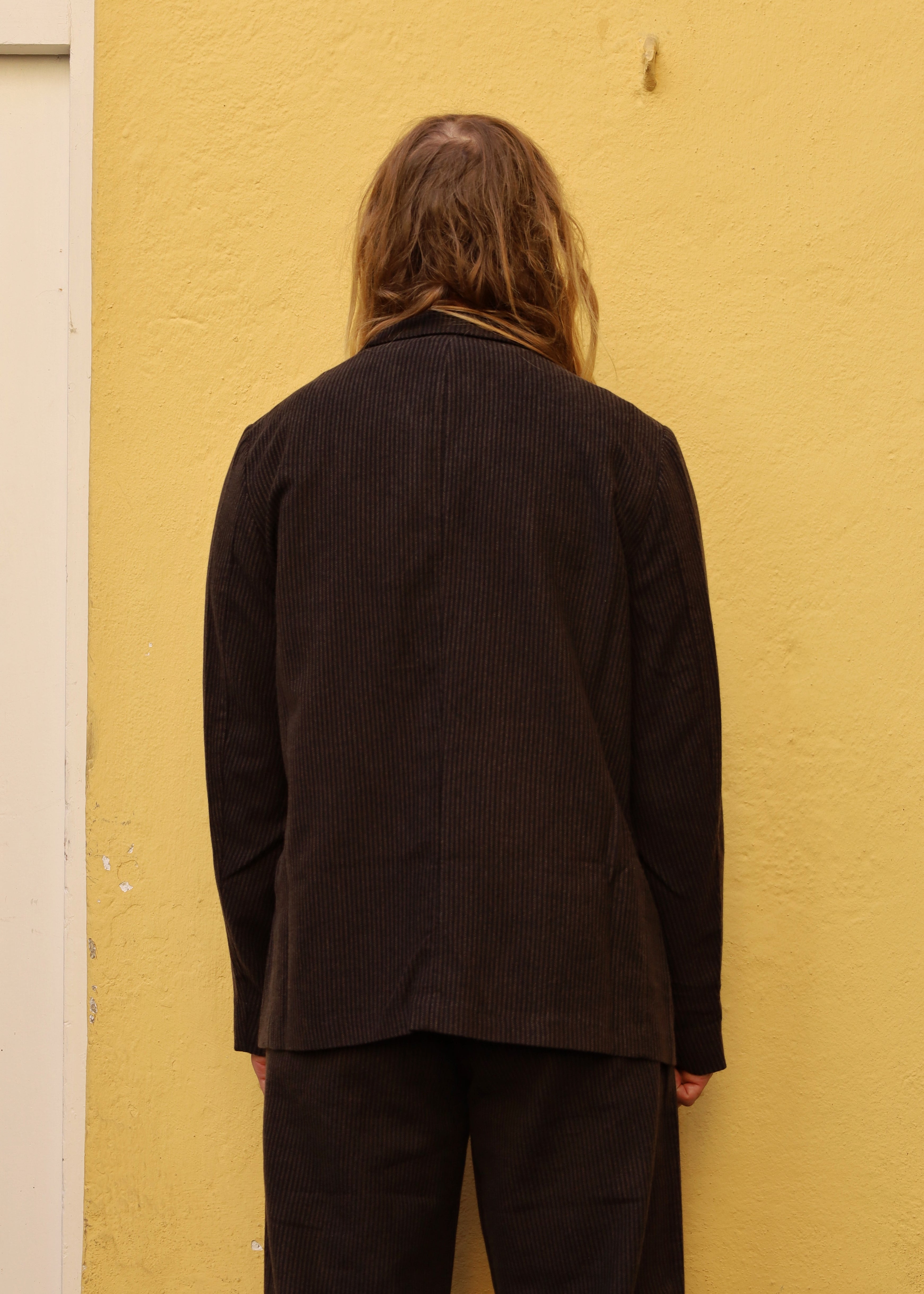 ELMAR flannel striped brown