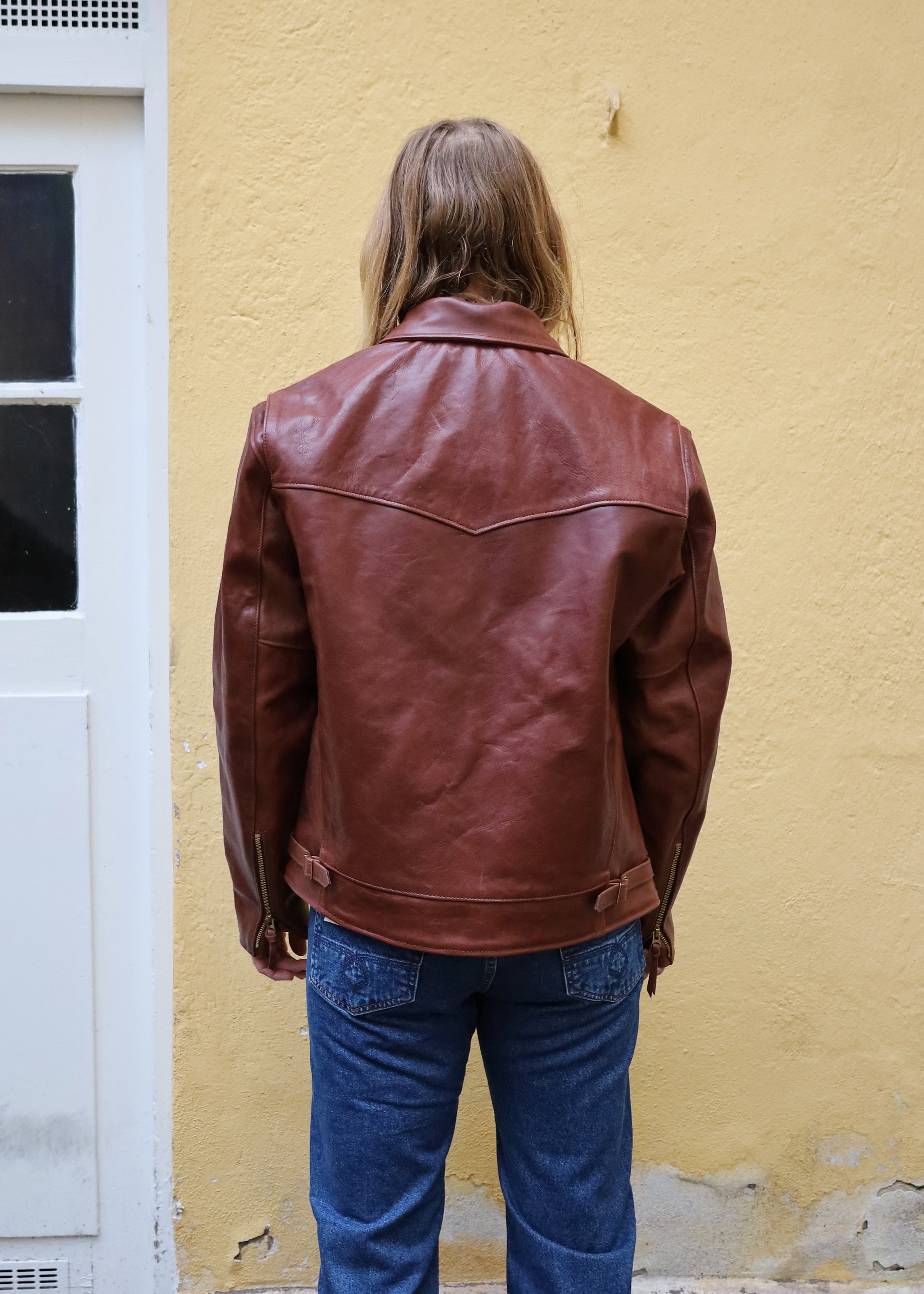 Tail Gunner Japanese Horsehide - Light Brown