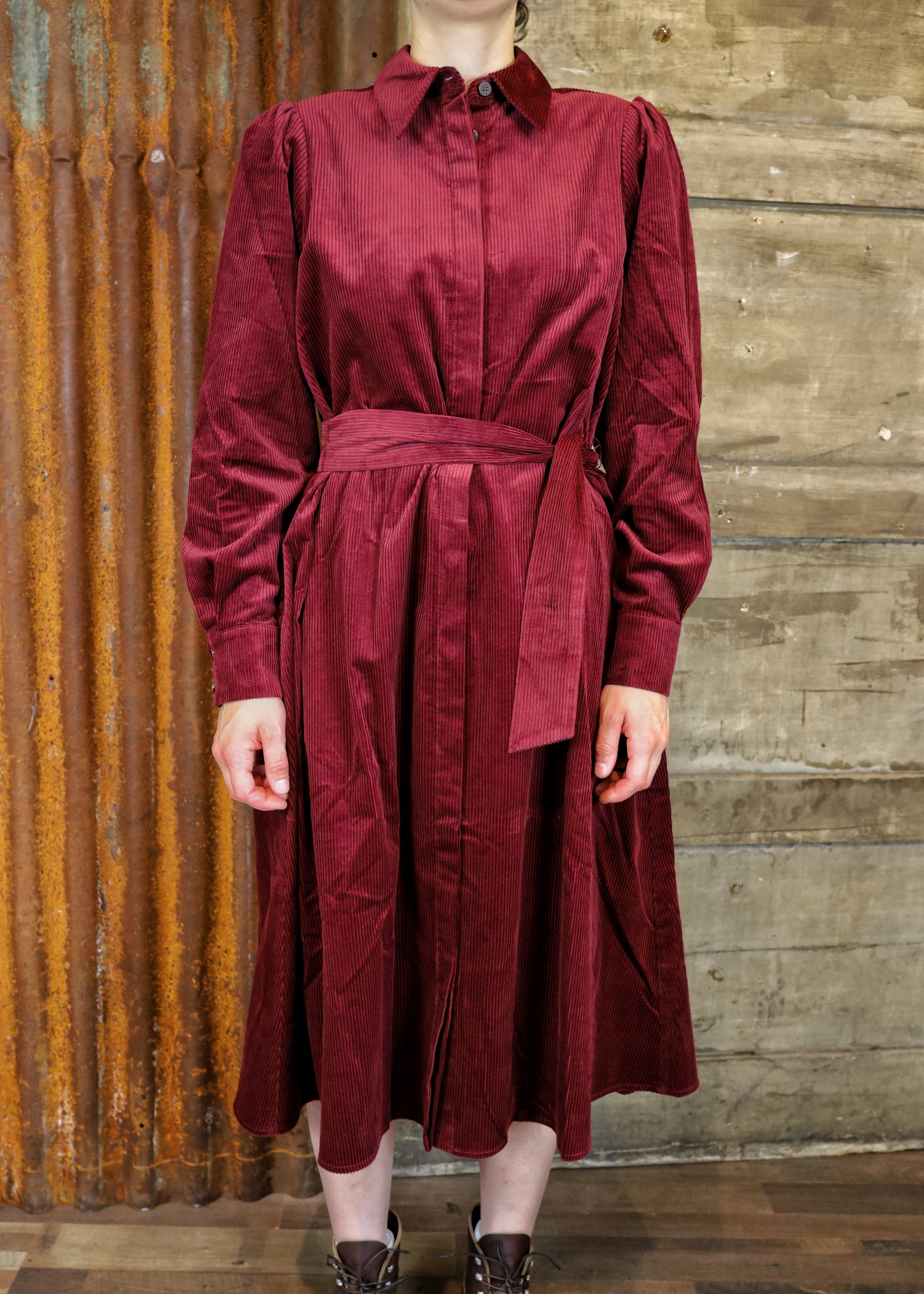 Kleid 252 DK.01 weinrot