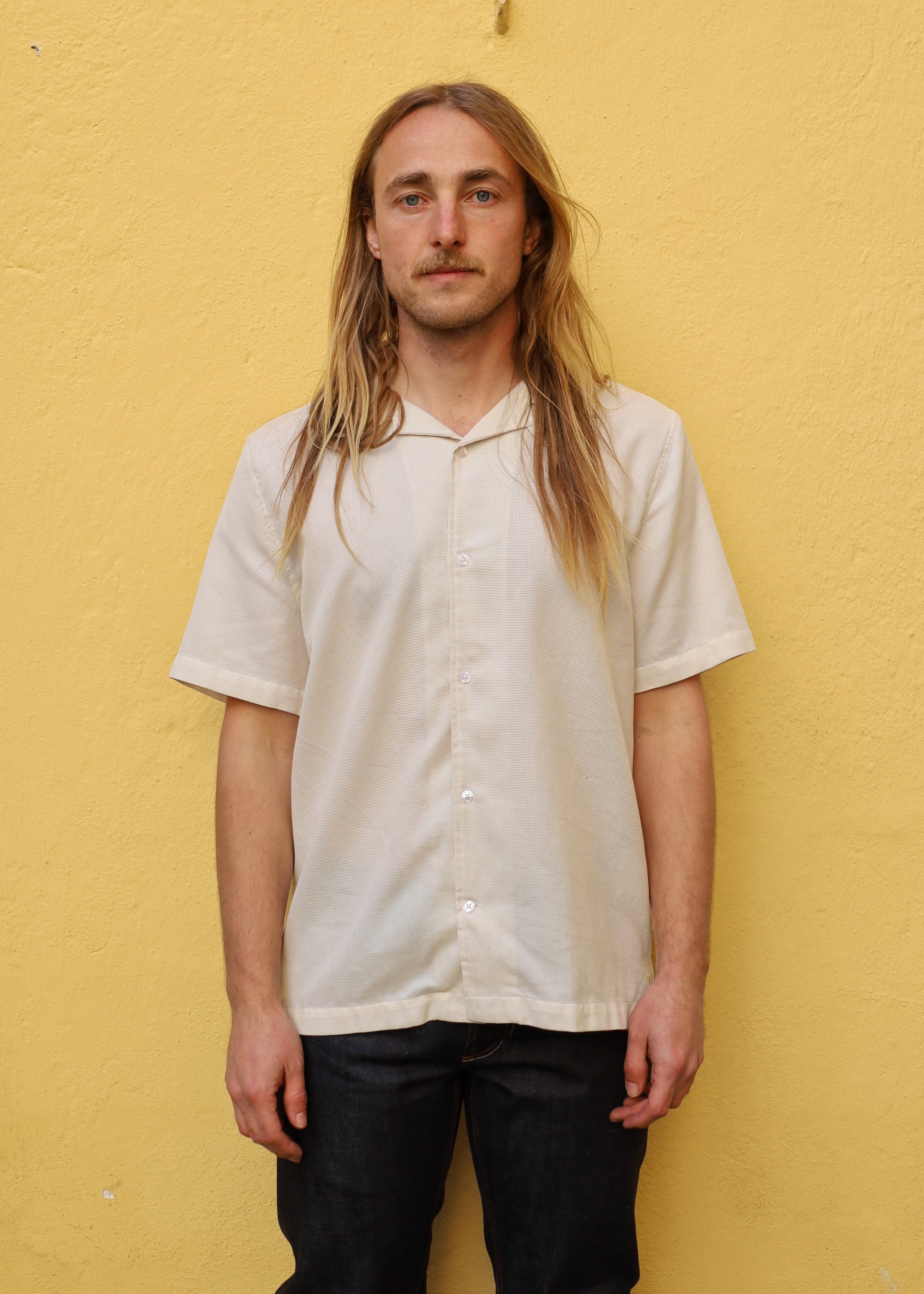 KUNO eco grid - ecru