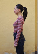 Jessy Shirt Striped Wine