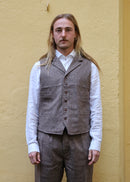 Wool Heringbone Vest