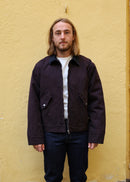 BLAKE Zip Jacket Canvas - dk. Brown