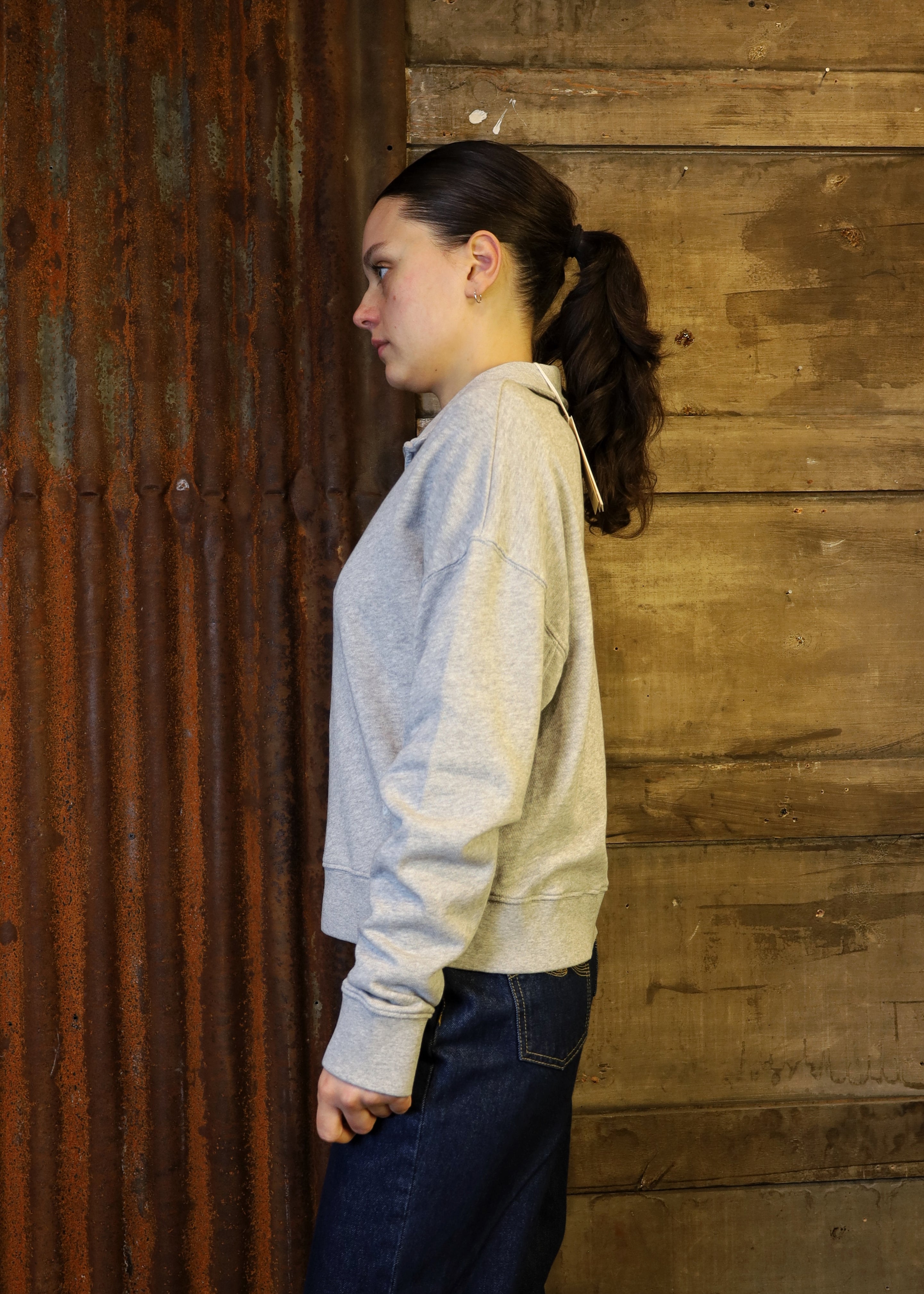 WZIP02C.80 Sweater grey