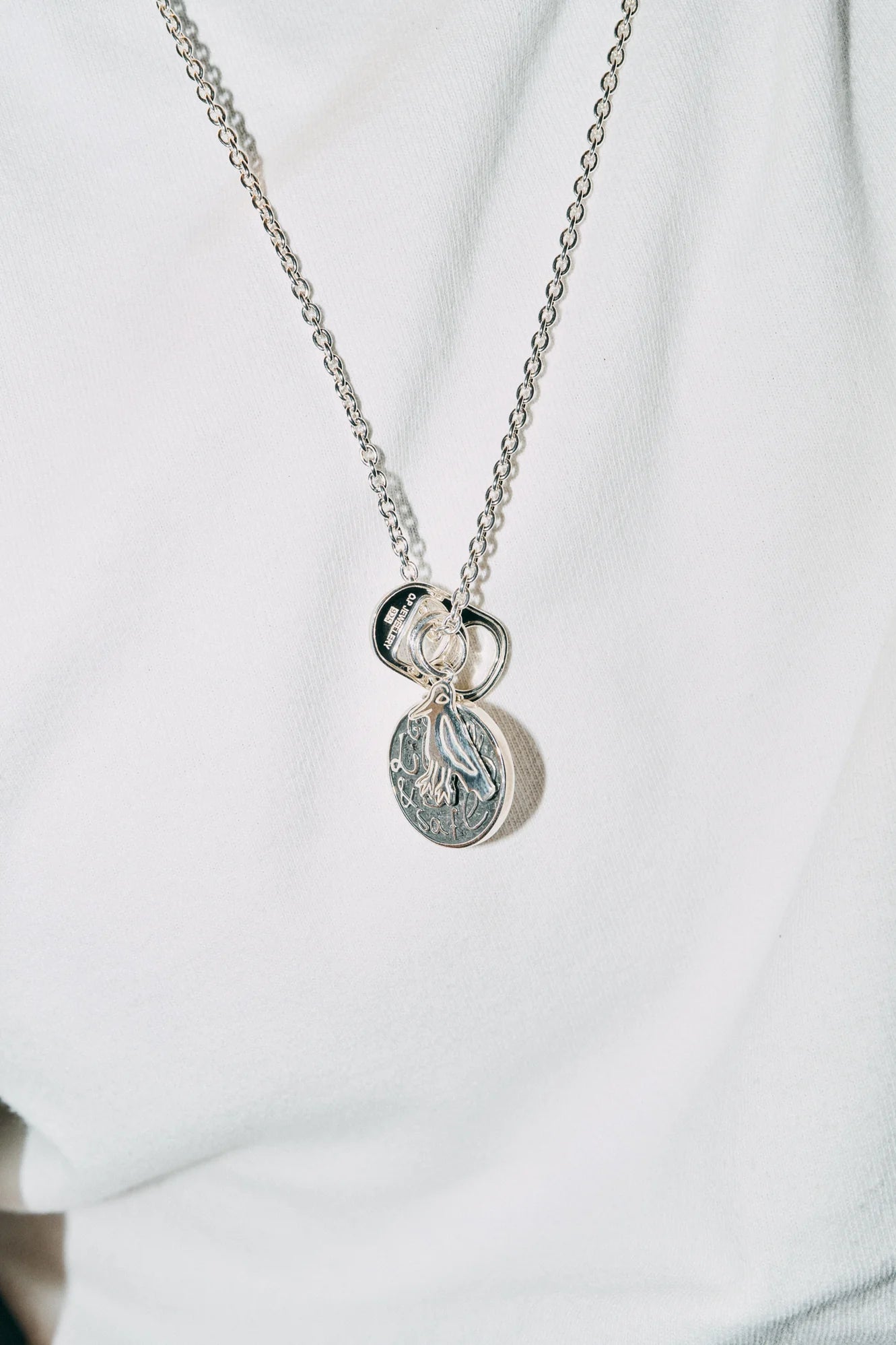 Small Anchor Hook Necklace 50cm