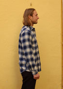 Julian Worker Shirt - Checked Blue