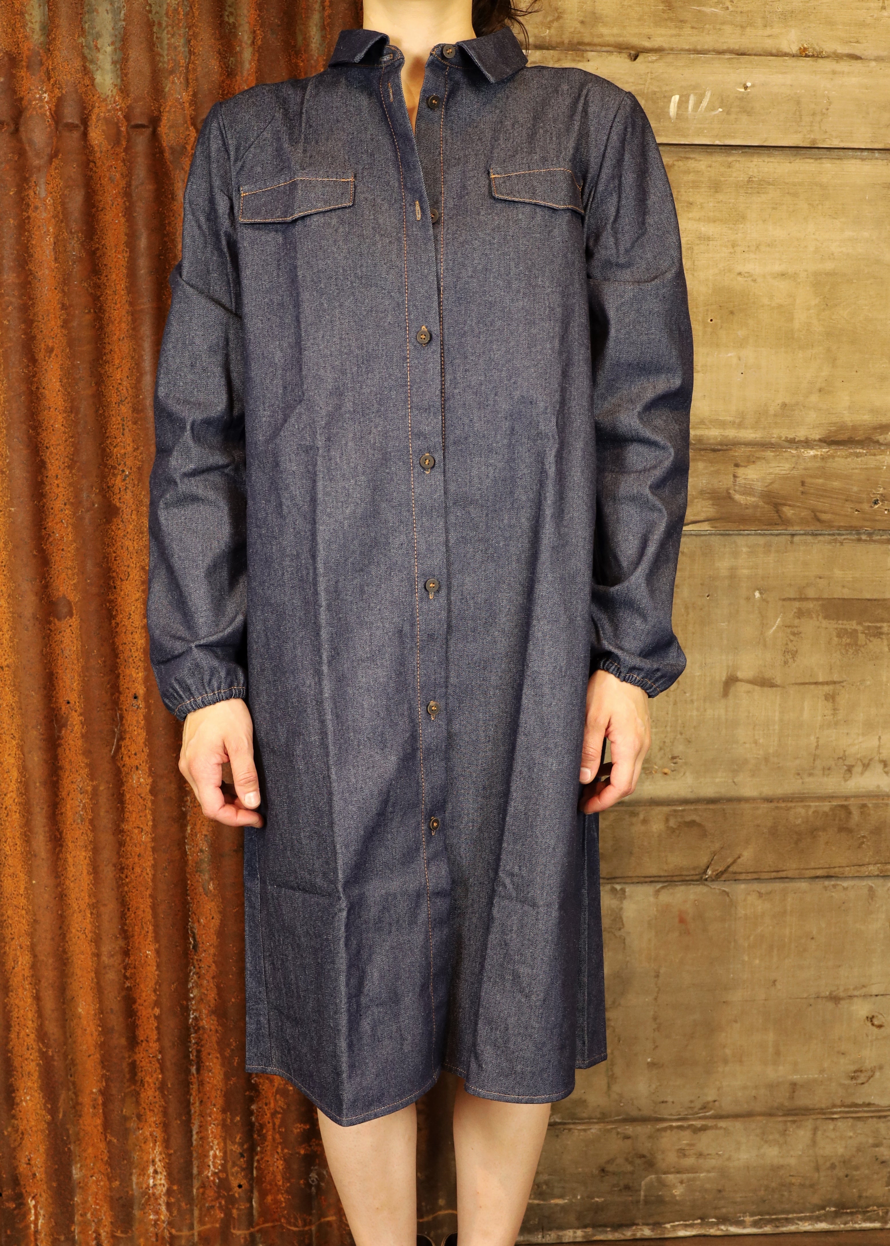 Bluse 25200/28 Denim