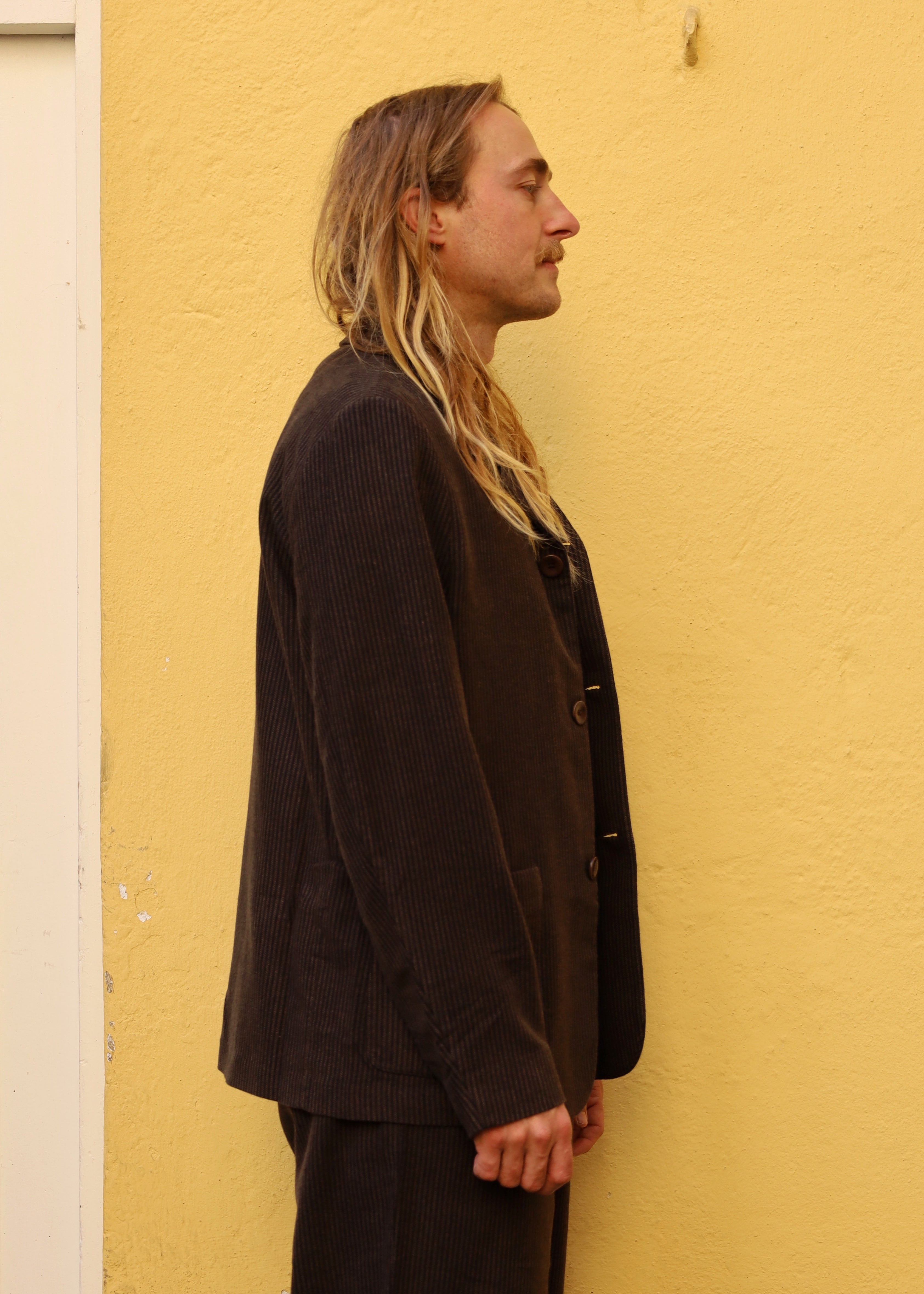 ELMAR flannel striped brown