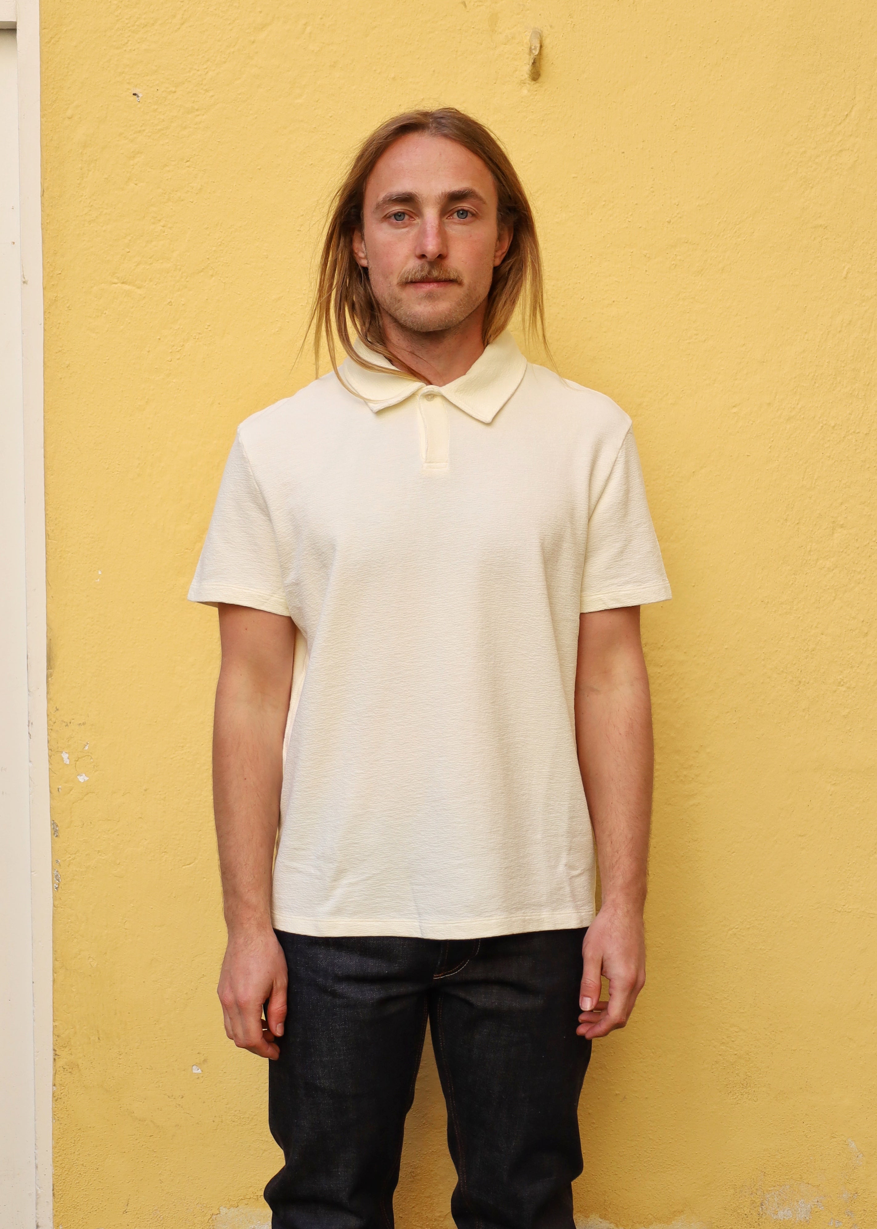 TODD grain jersey - ecru