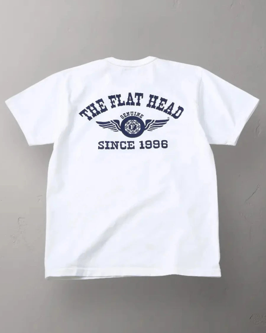 Flying Wheel Tee - White