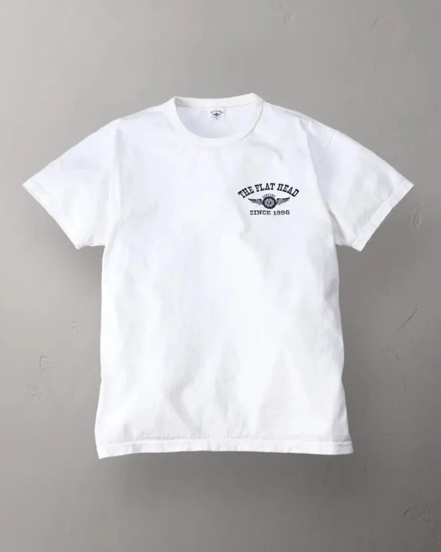 Flying Wheel Tee - White