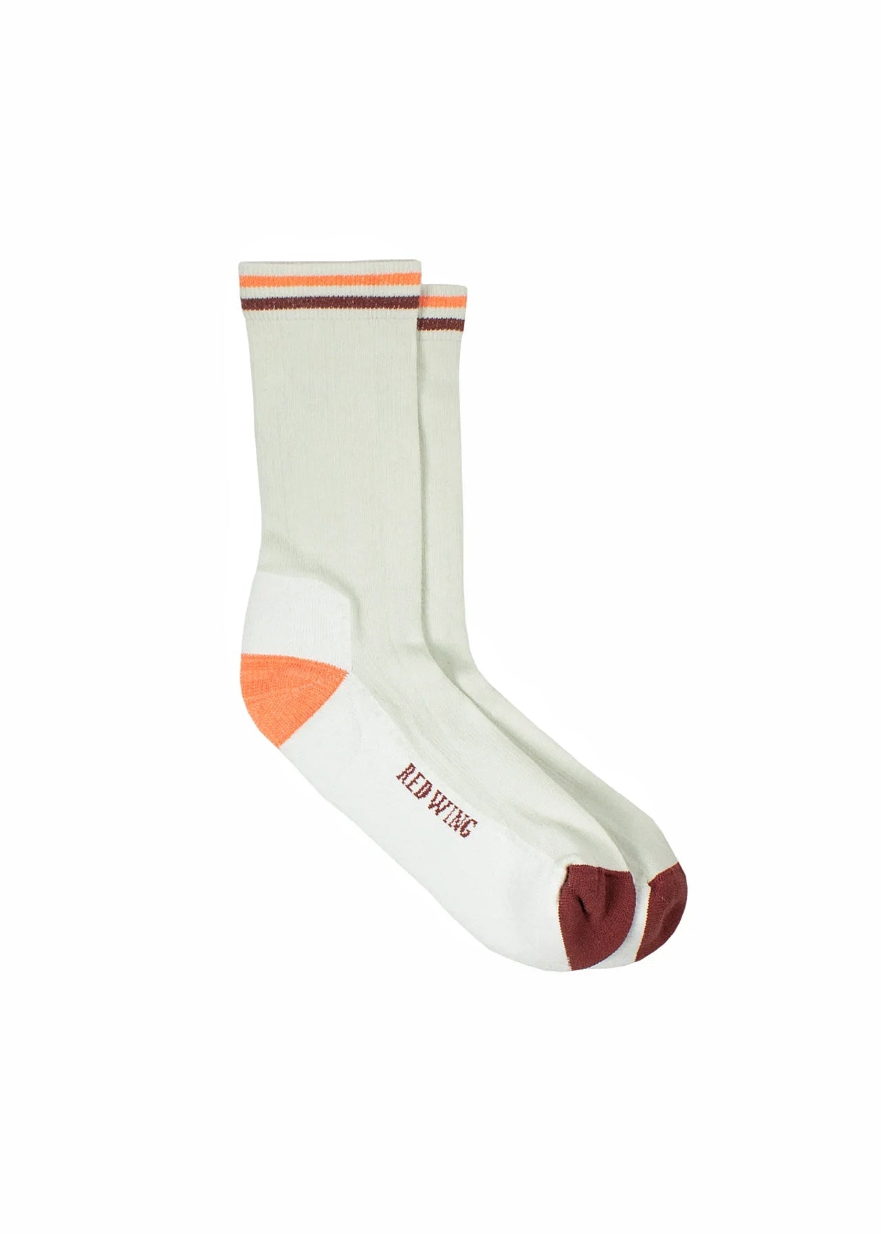 Vintage Stripe Socks Cream Peach