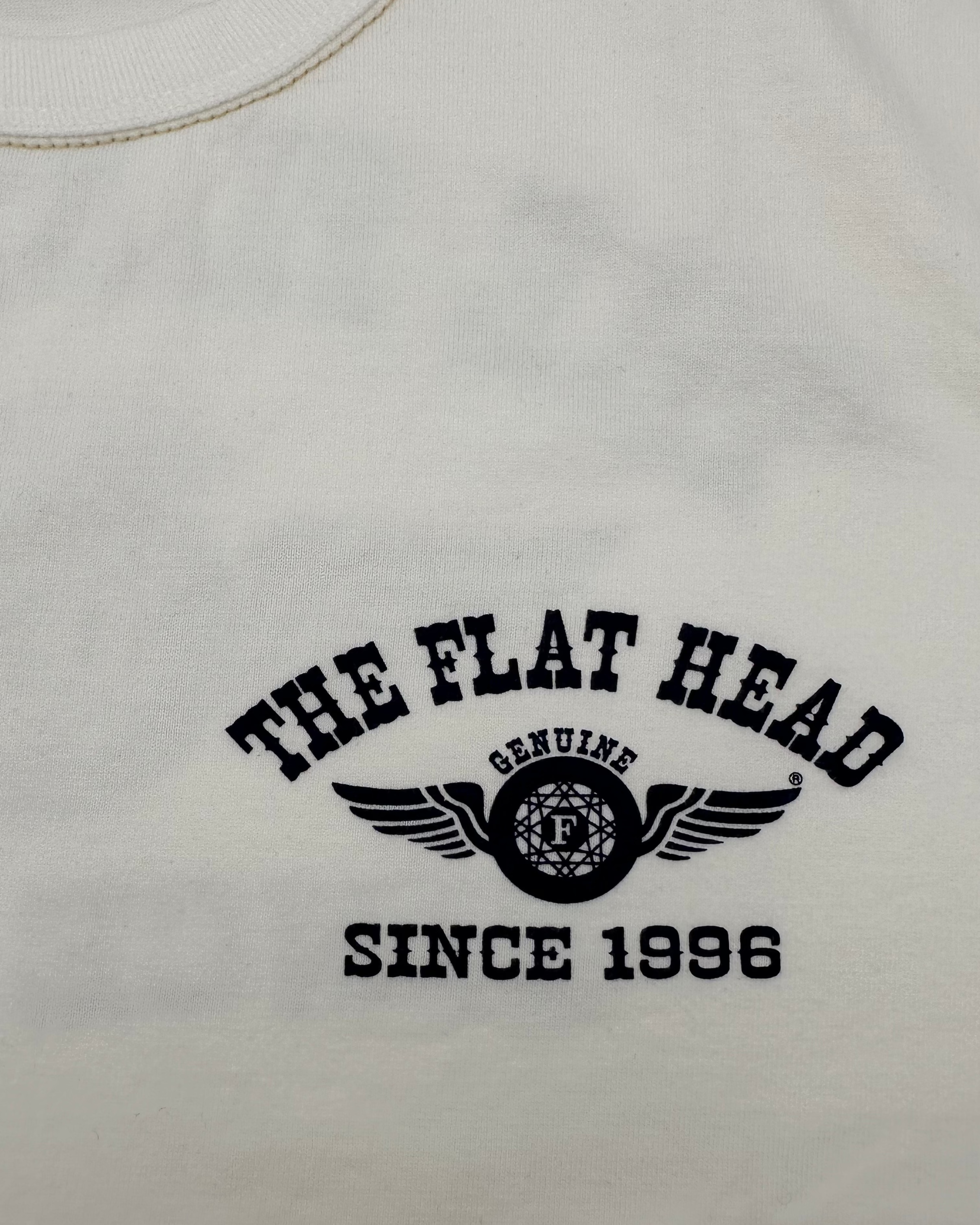 Flying Wheel Tee - White