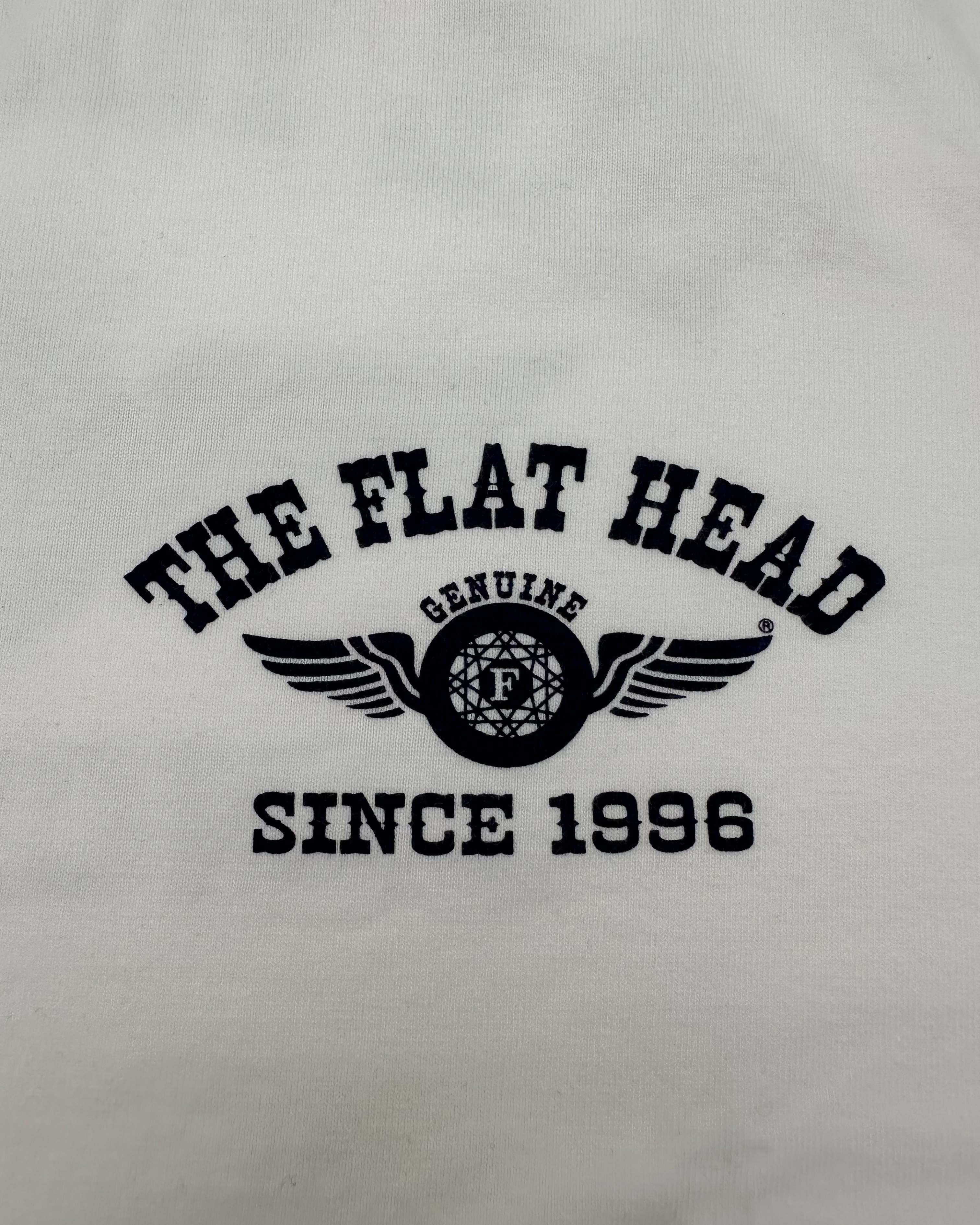 Flying Wheel Tee - White