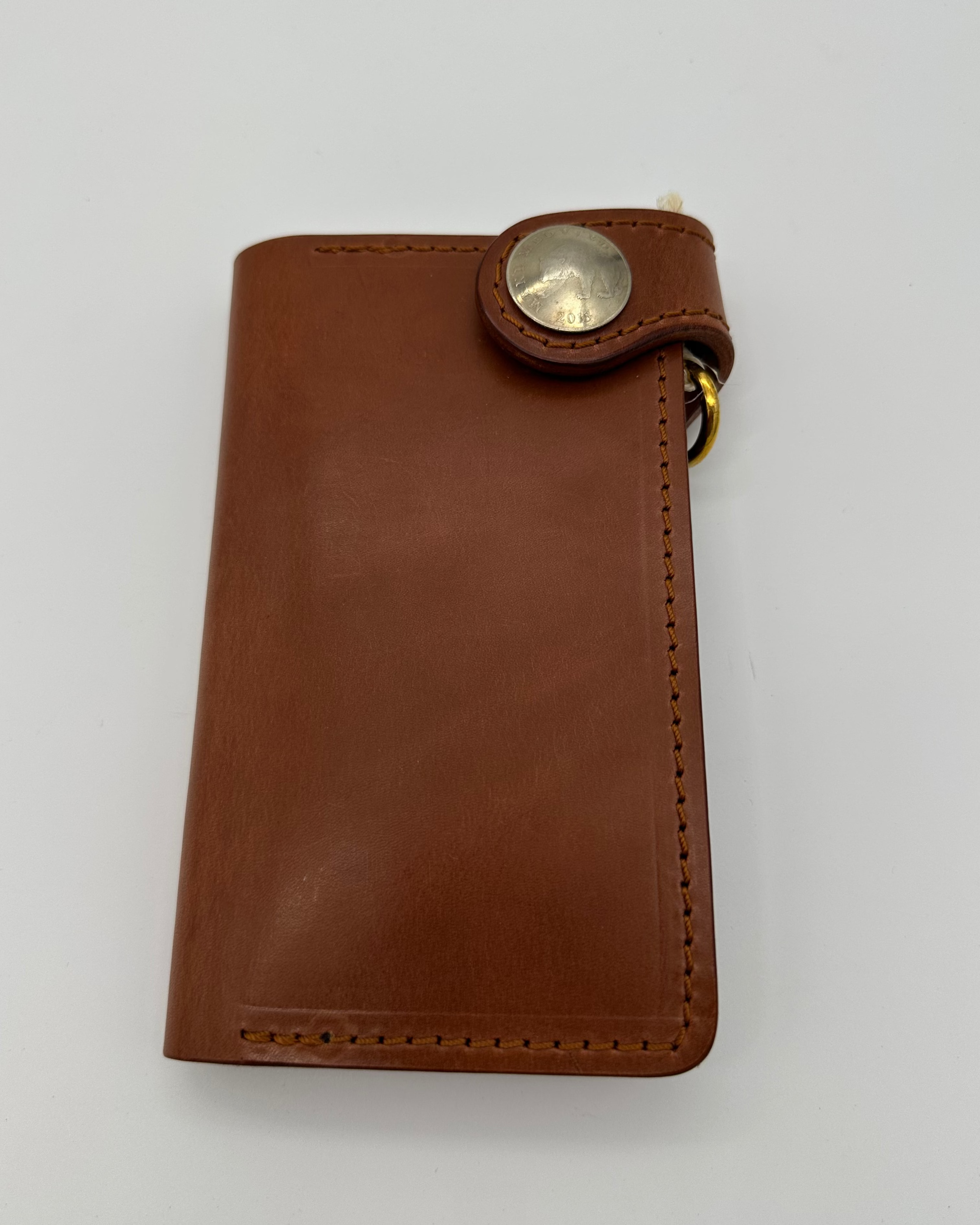 Concho Biker Wallet - Brown