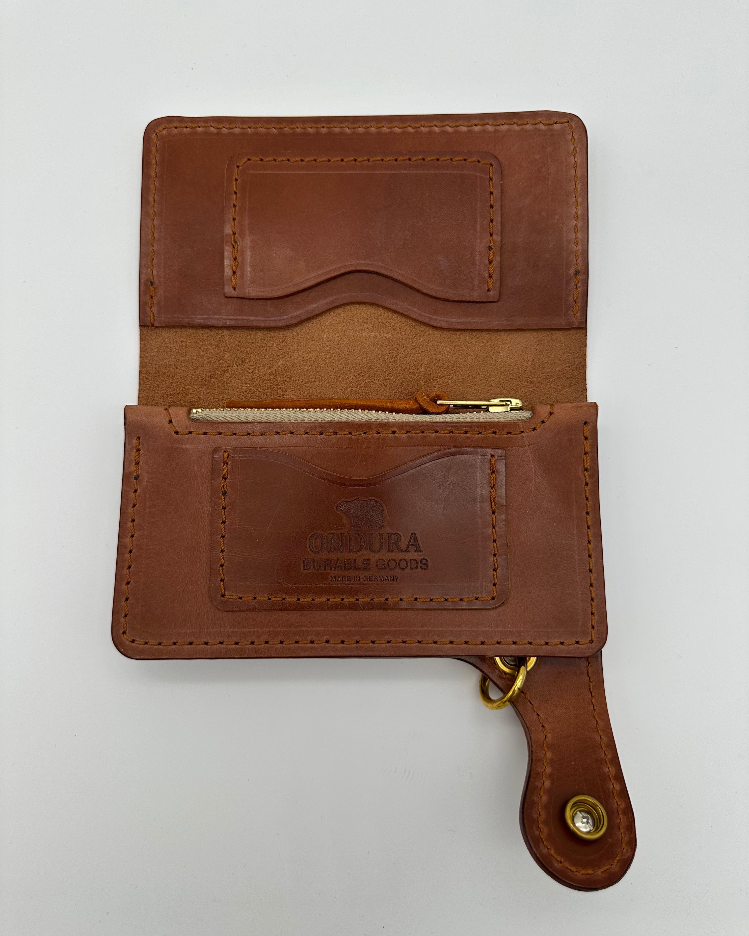 Concho Biker Wallet - Brown