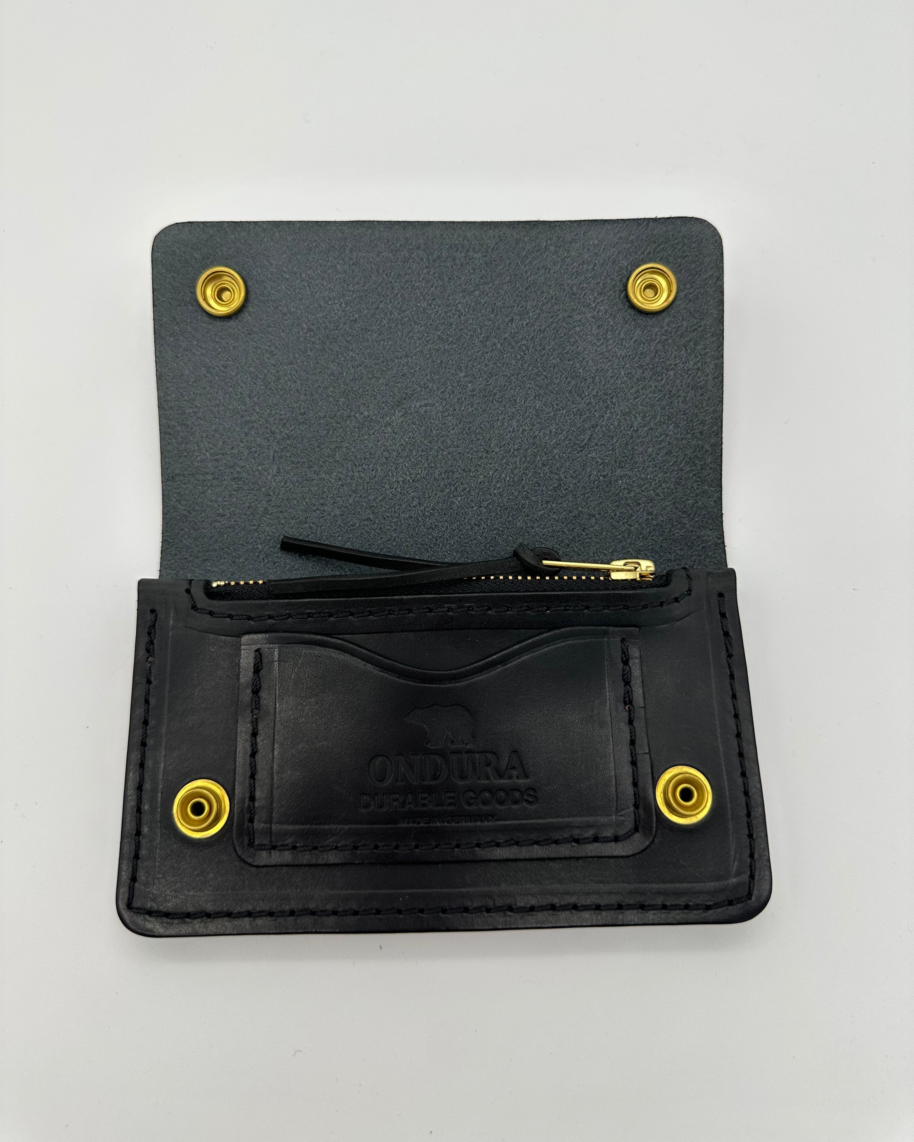 Slim Biker Wallet - schwarz