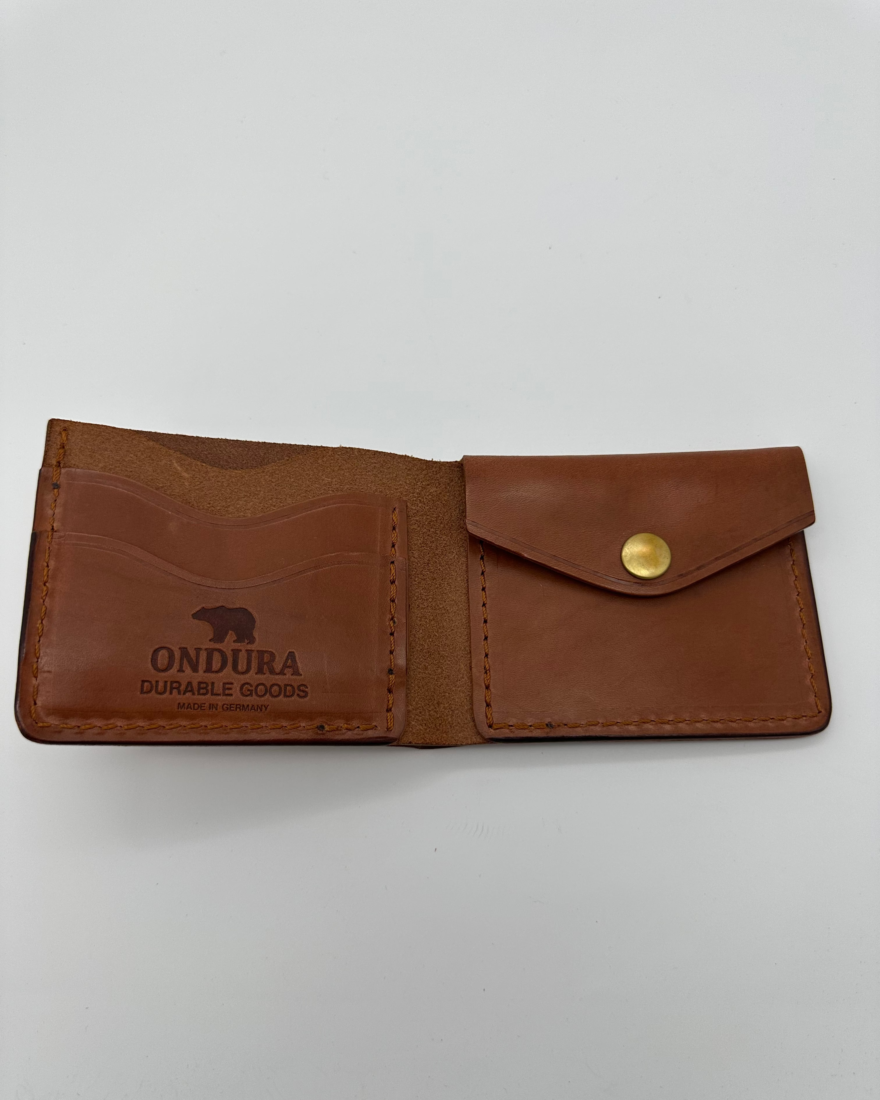 Bifold Coin Wallet - braun