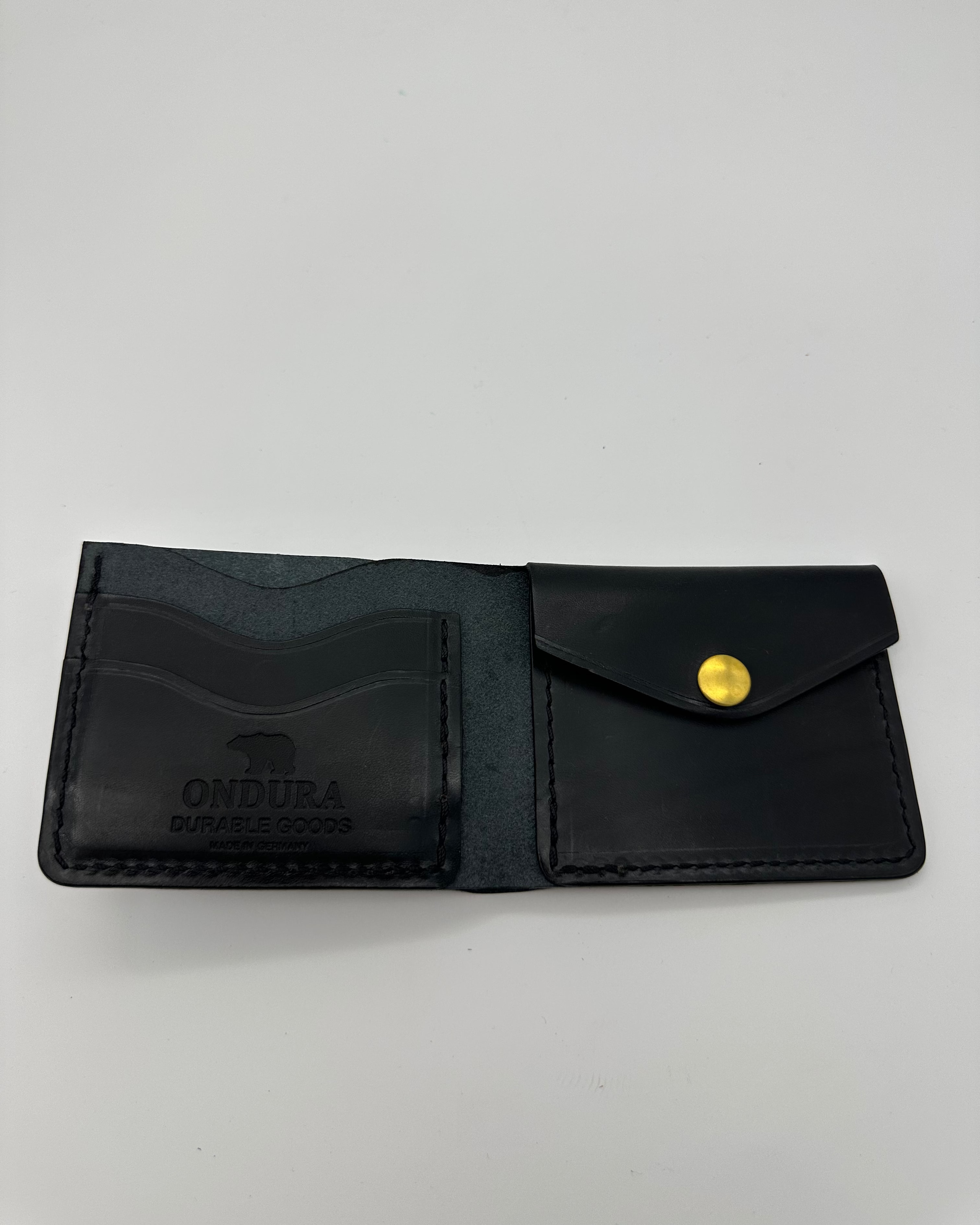 Bifold Coin Wallet - schwarz